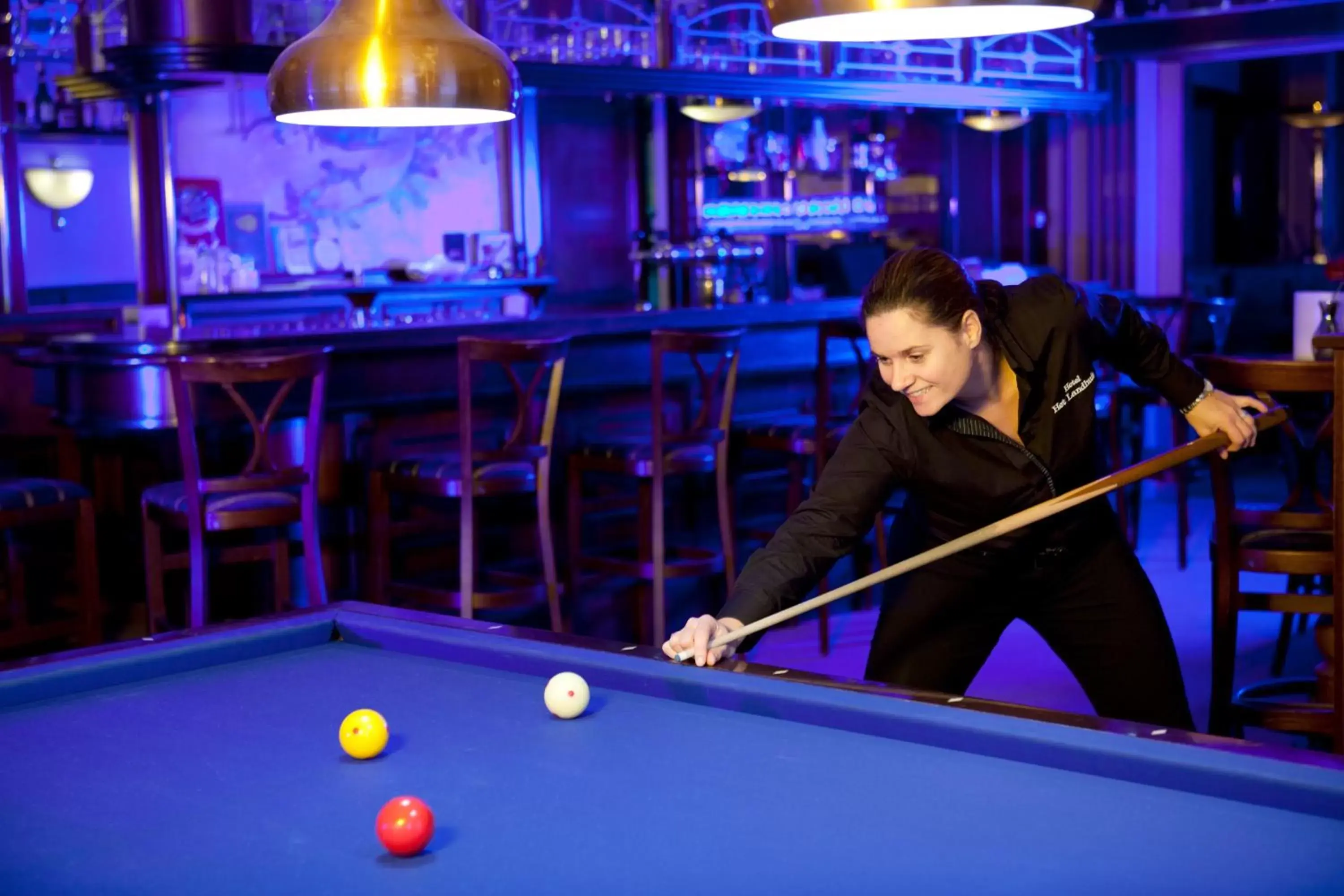 People, Billiards in Hotel Het Landhuis