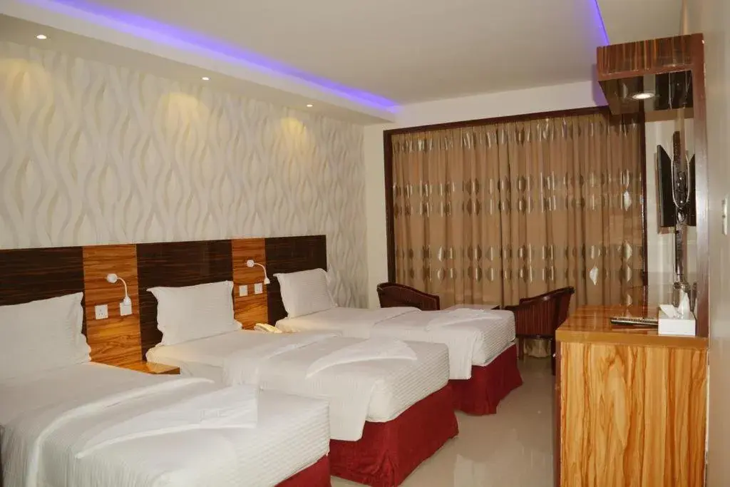 Bed in Zagy Hotel