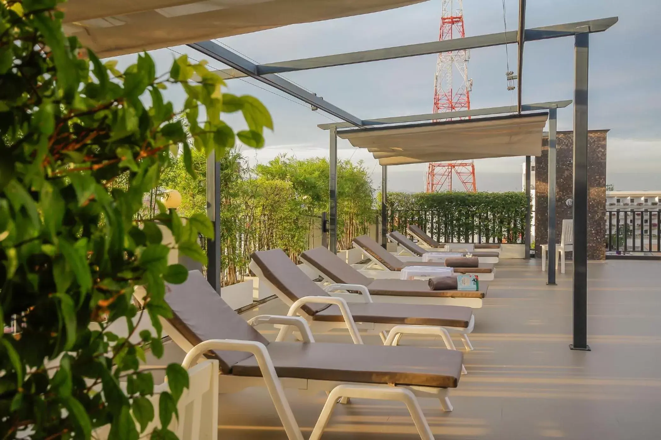 Pool view in Baan Nilrath Hotel - SHA Extra Plus Pool view in Baan Nilrath Hotel - SHA Extra Plus