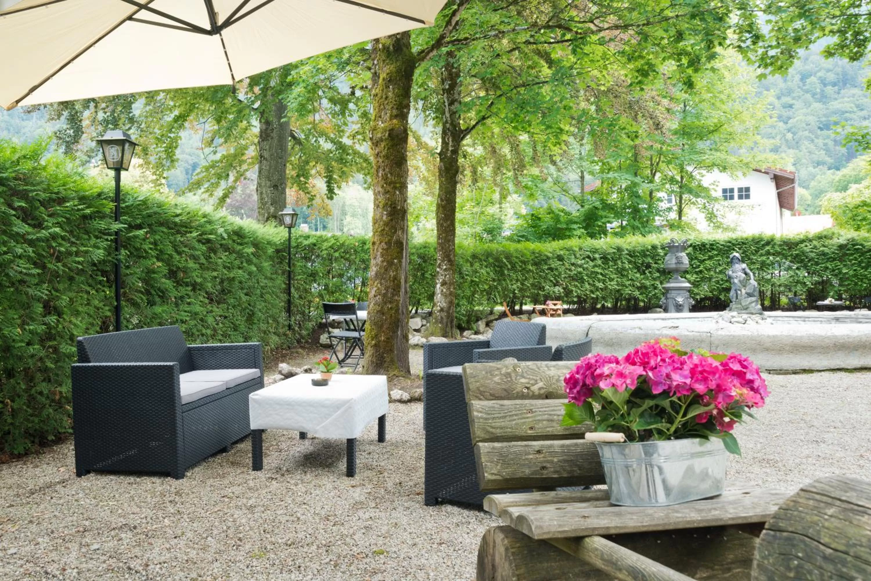 Patio in Hotel Hohenaschau