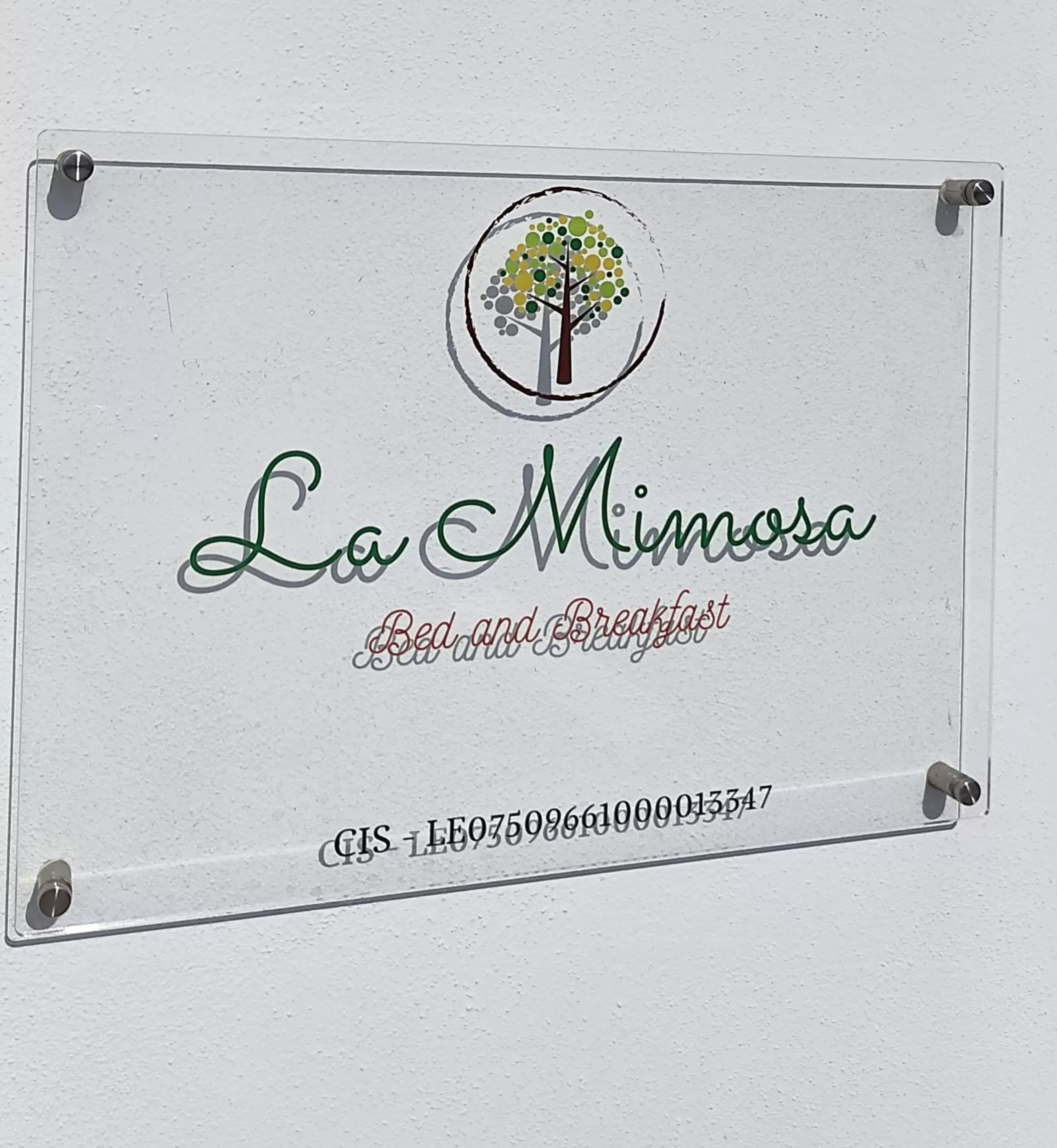 Property logo or sign in B&B La Mimosa