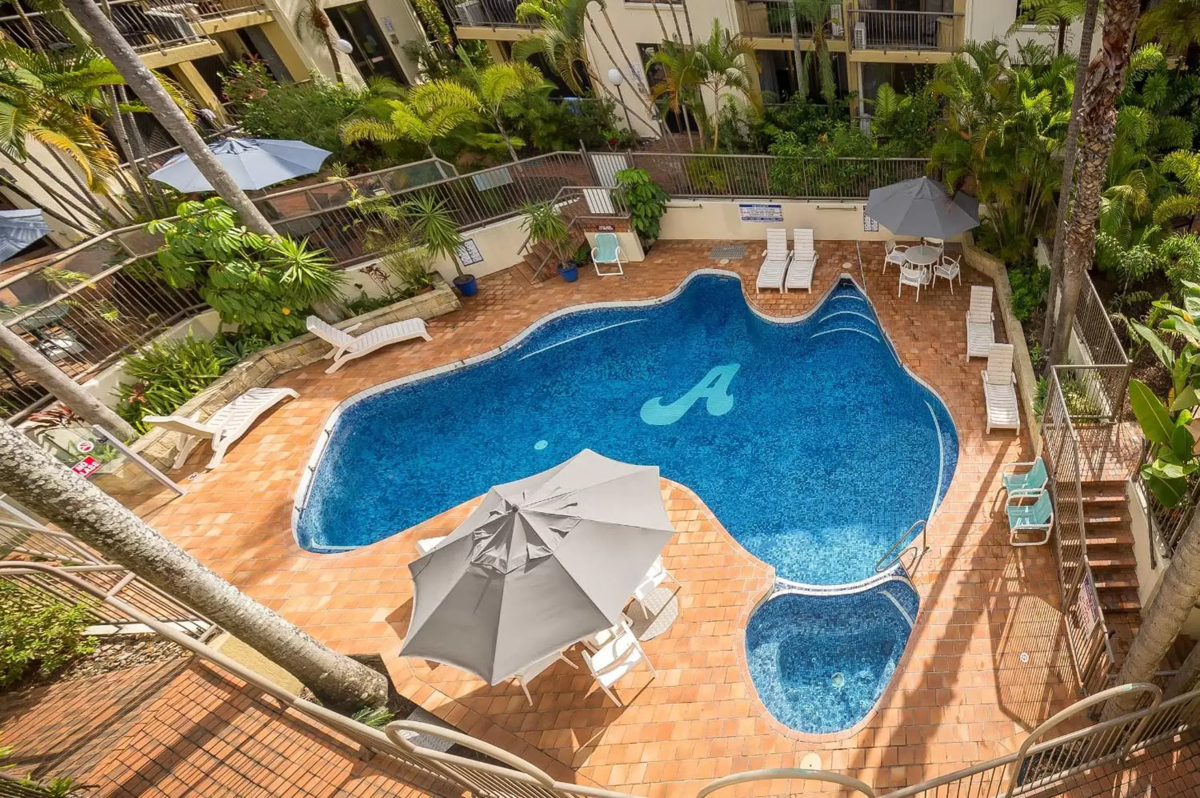 Pool View in Aussie Resort