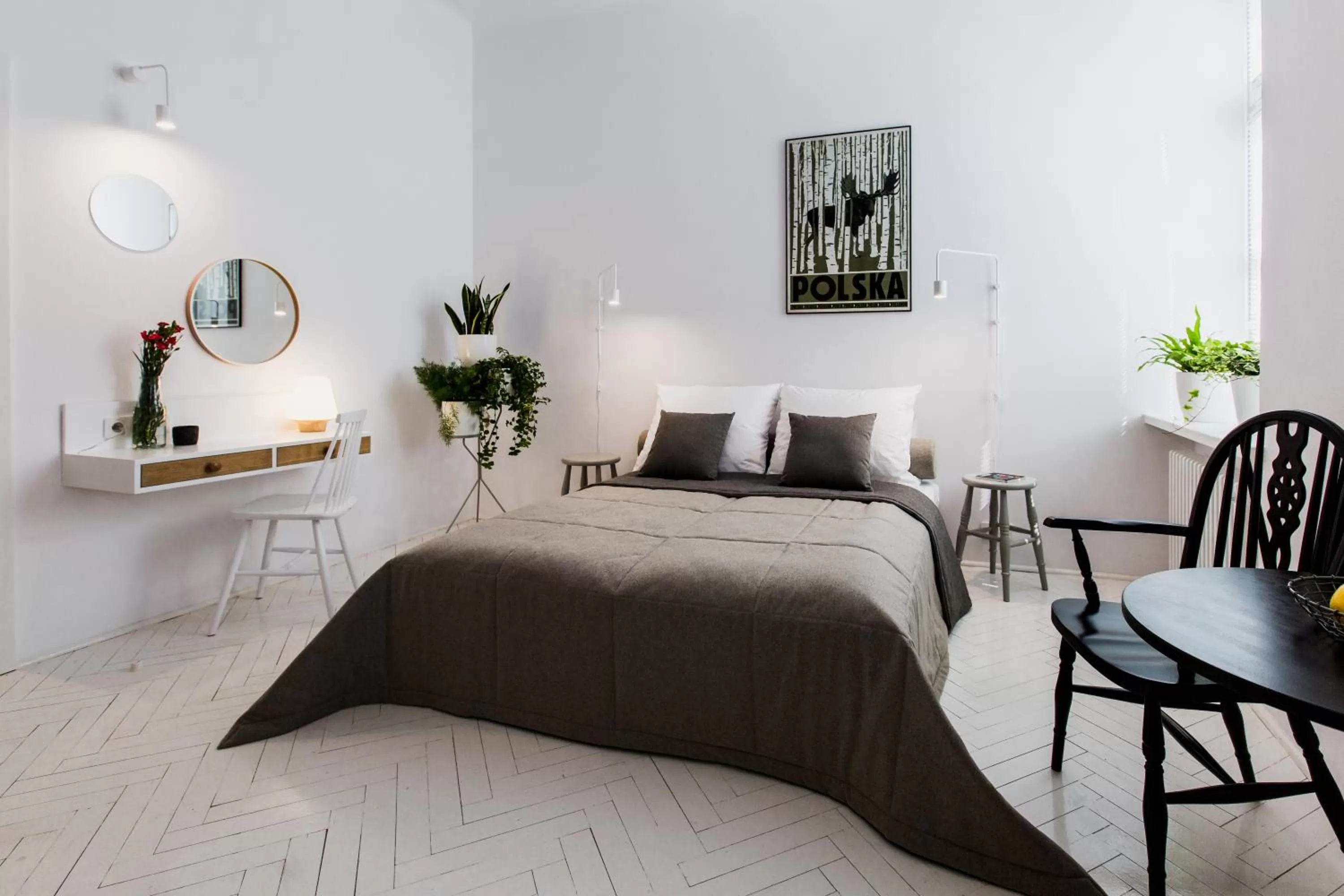 Bed in Apartamenty Browar Perła - Perła Brewery Apartments