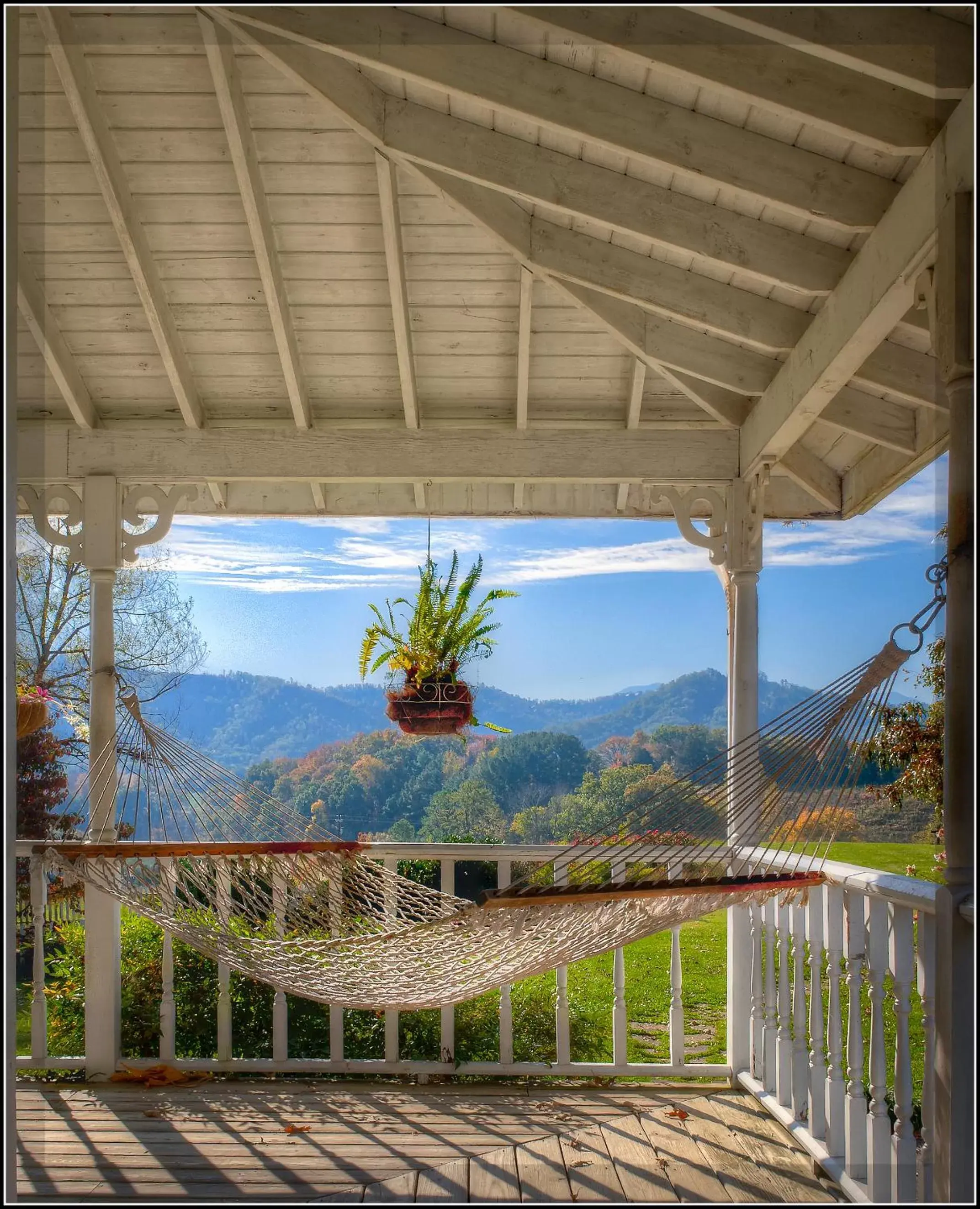 Patio in Blue Mountain Mist Country Inn