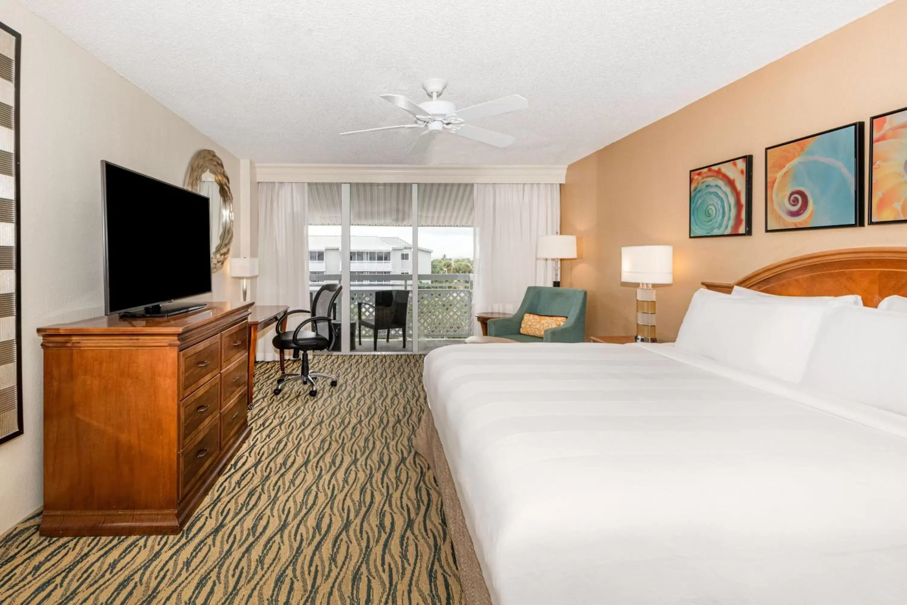 Photo of the whole room, TV/Entertainment Center in Marriott Hutchinson Island Beach Resort, Golf & Marina