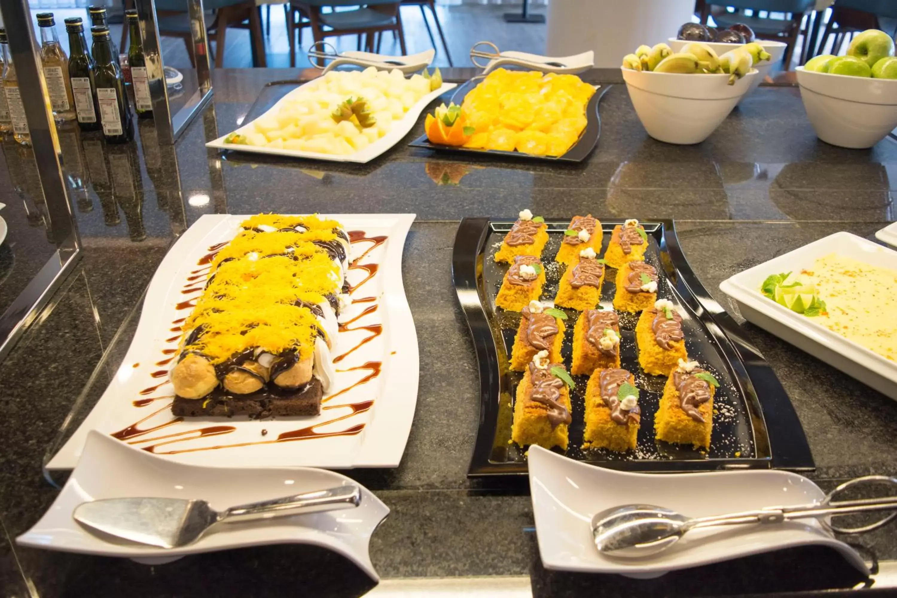 Food close-up in AP Maria Nova Lounge - Adults Friendly