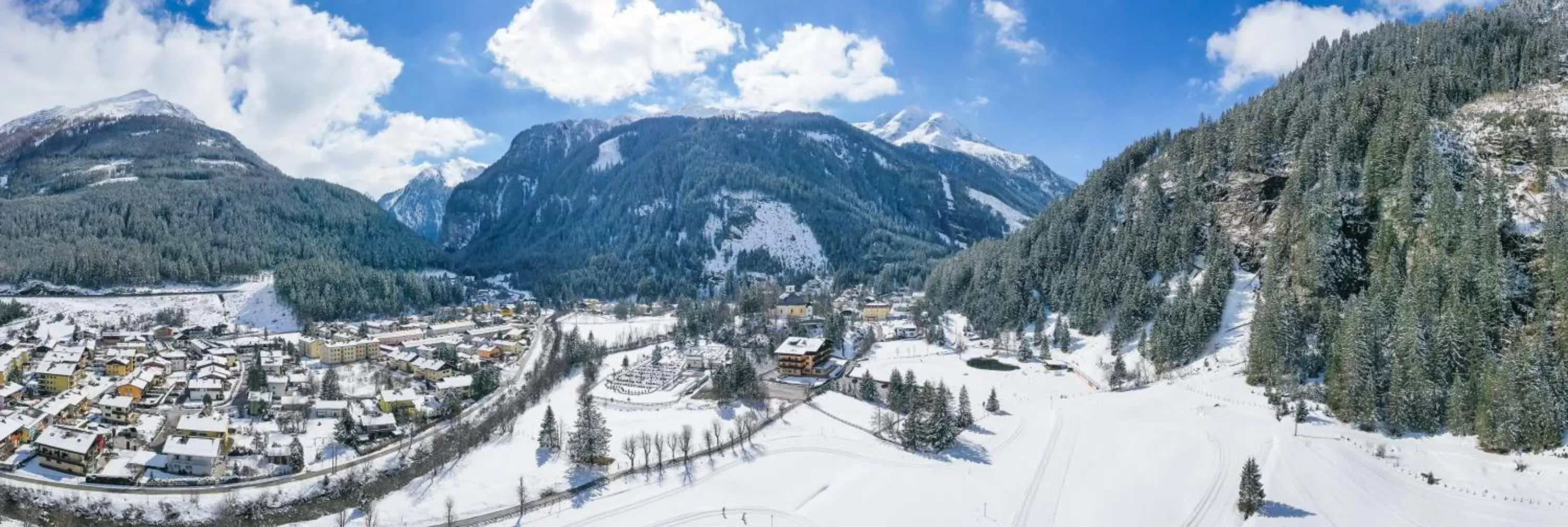 Property building, Winter in Hotel HAAS