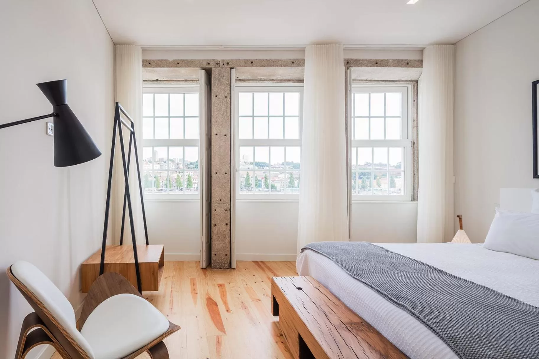 Bedroom, Bed in Porto River