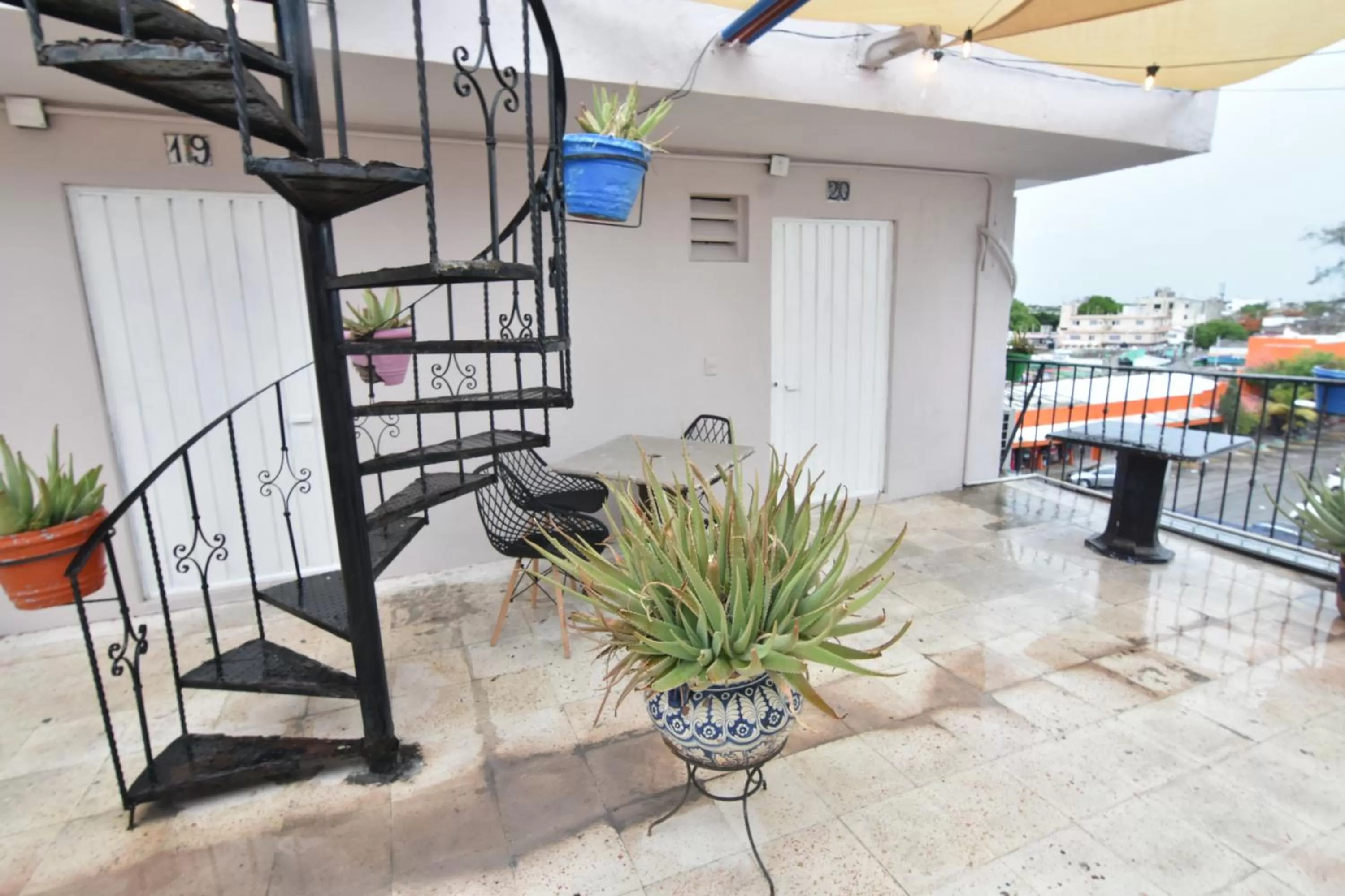 Balcony/Terrace in Hotel Colonial San Carlos