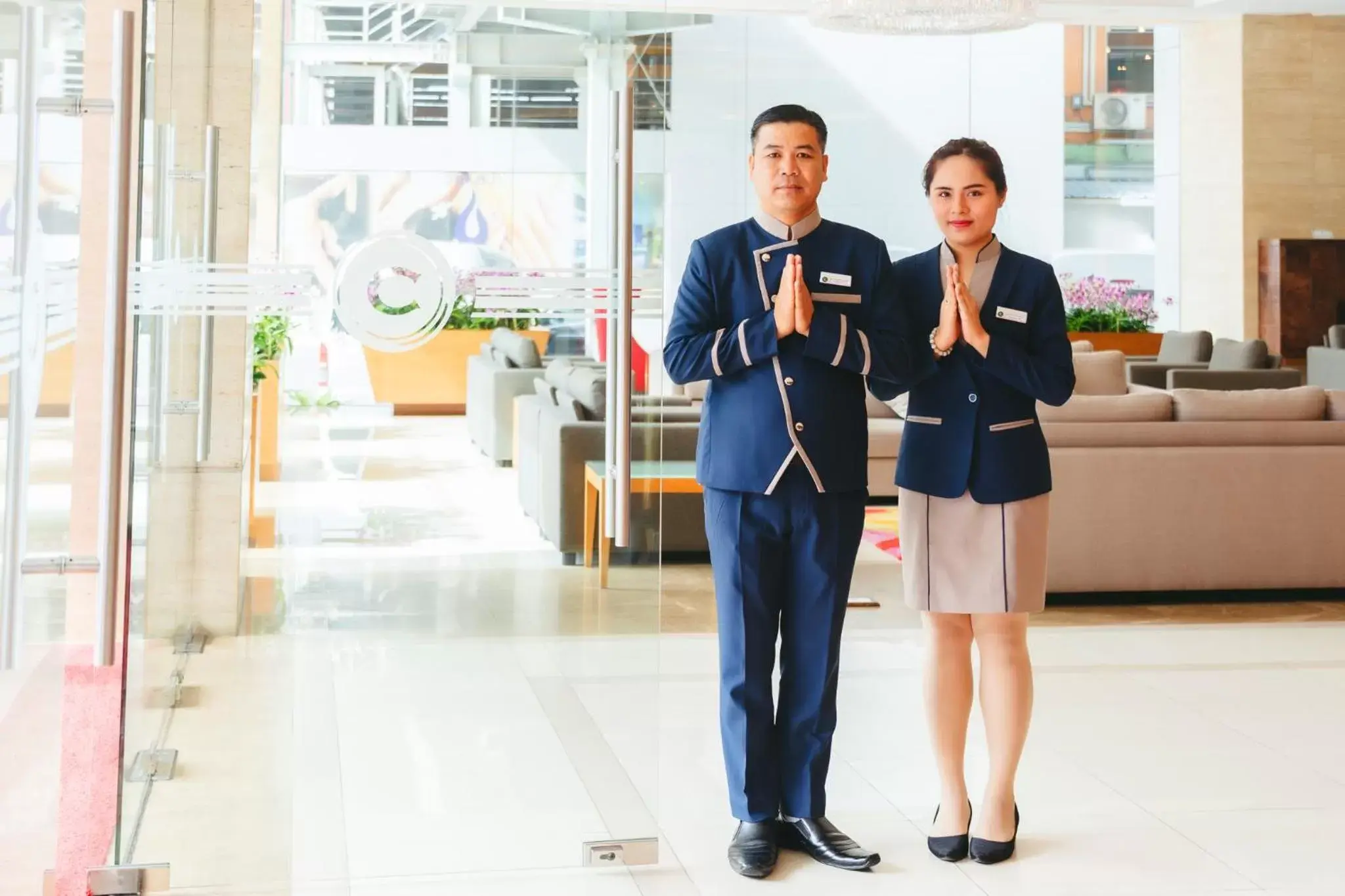 Staff in Column Bangkok Hotel