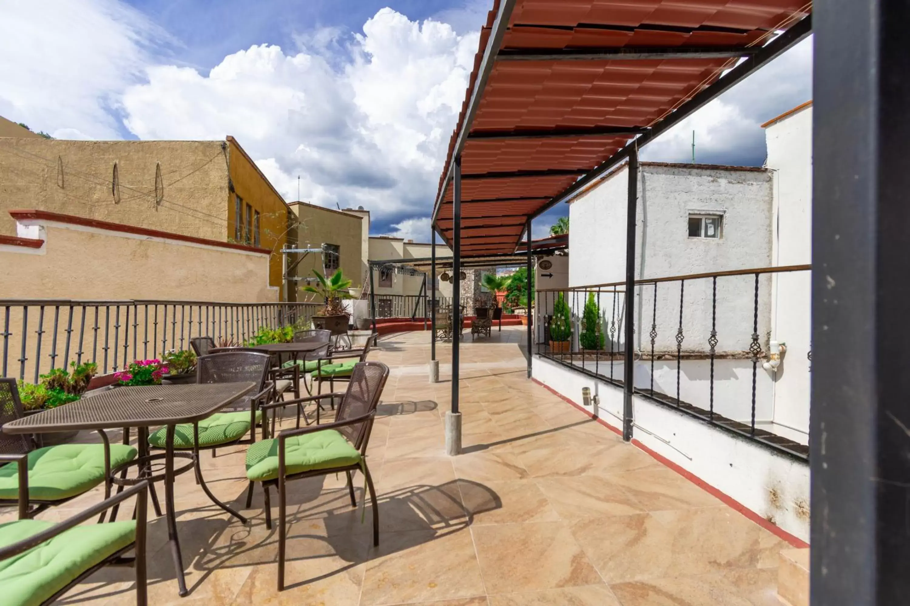 Balcony/Terrace in Hotel Casa Sangre de Cristo