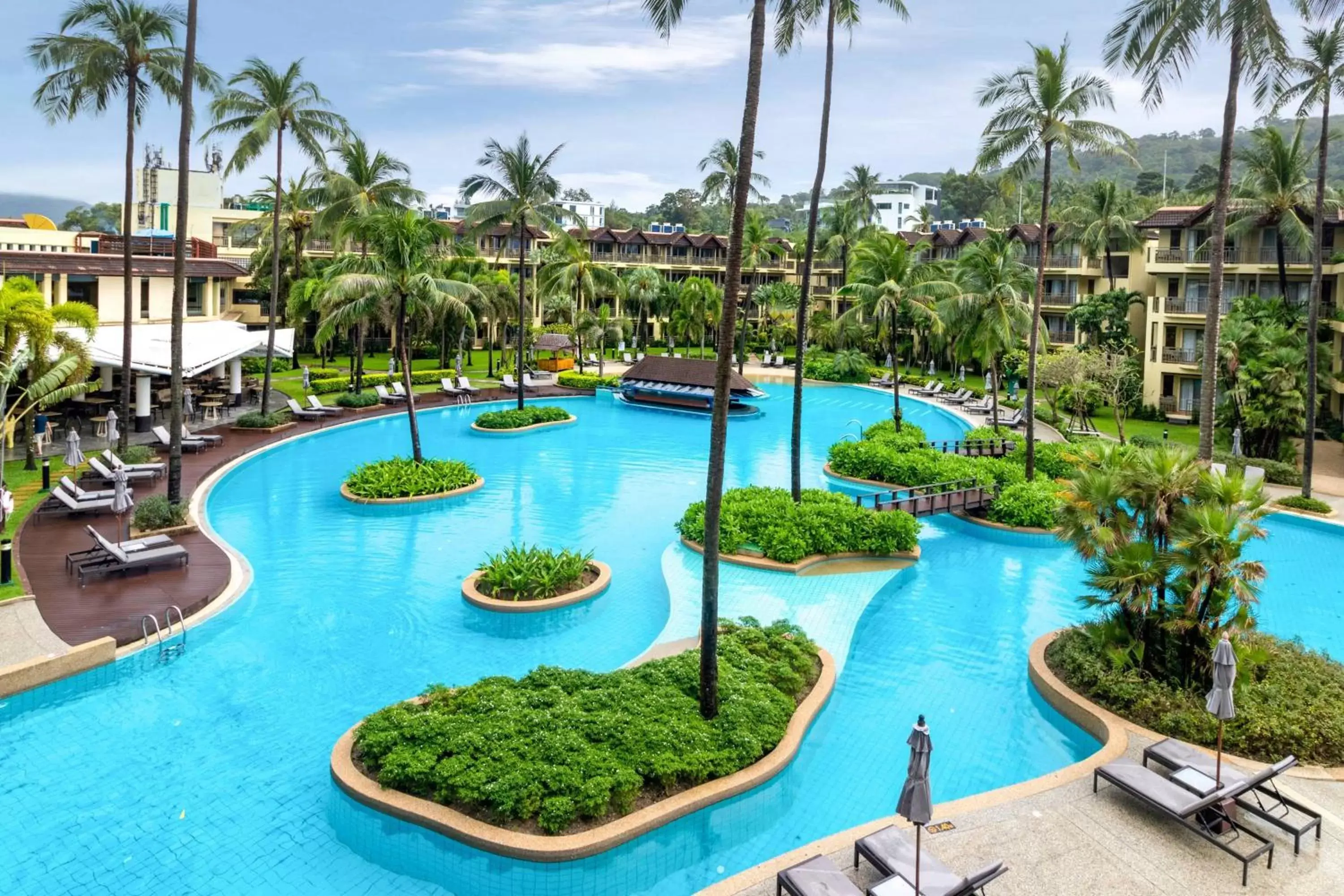 Swimming pool, Pool View in Phuket Marriott Resort & Spa, Merlin Beach