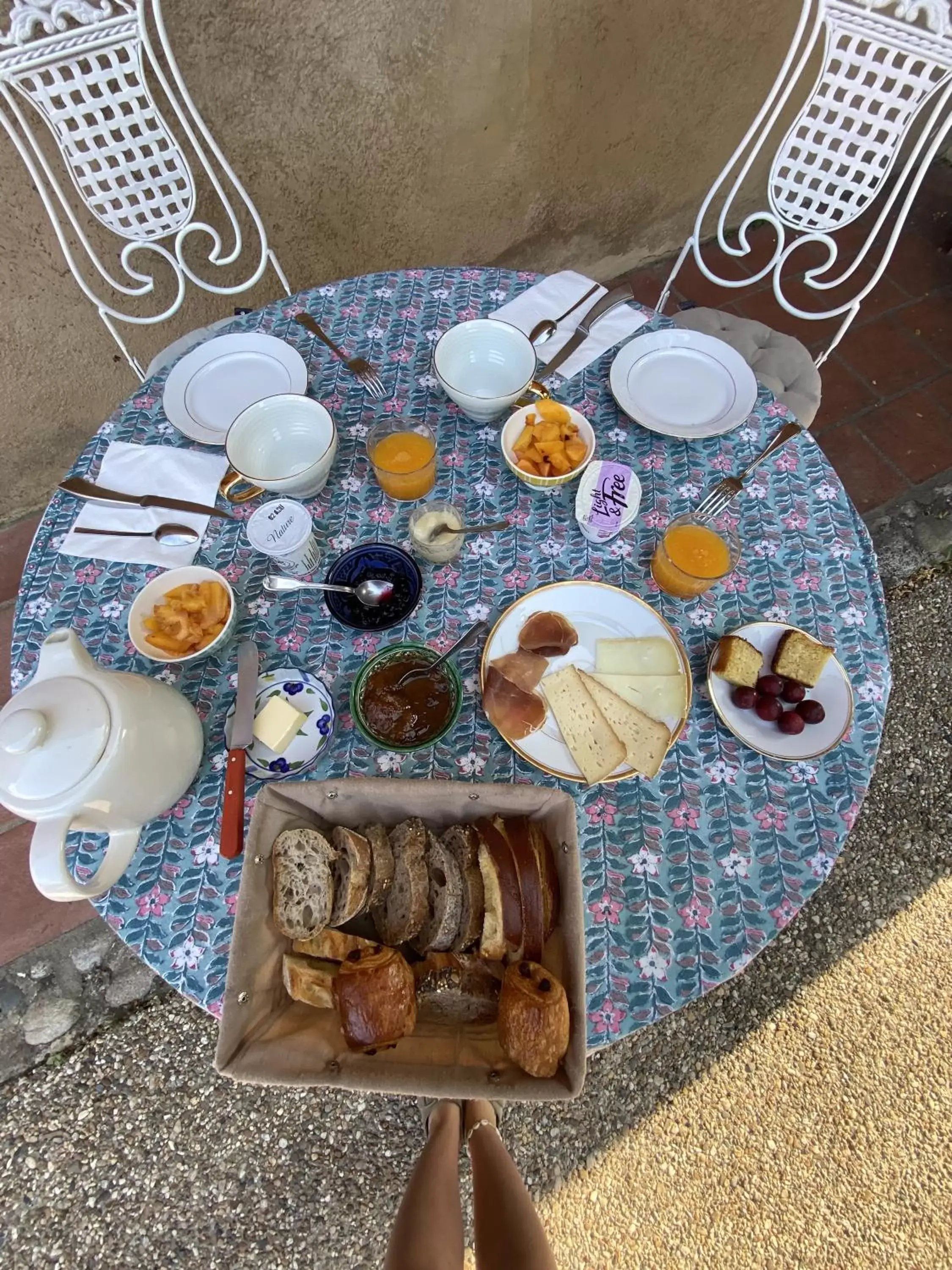 Breakfast in Manoir du Bouyssou