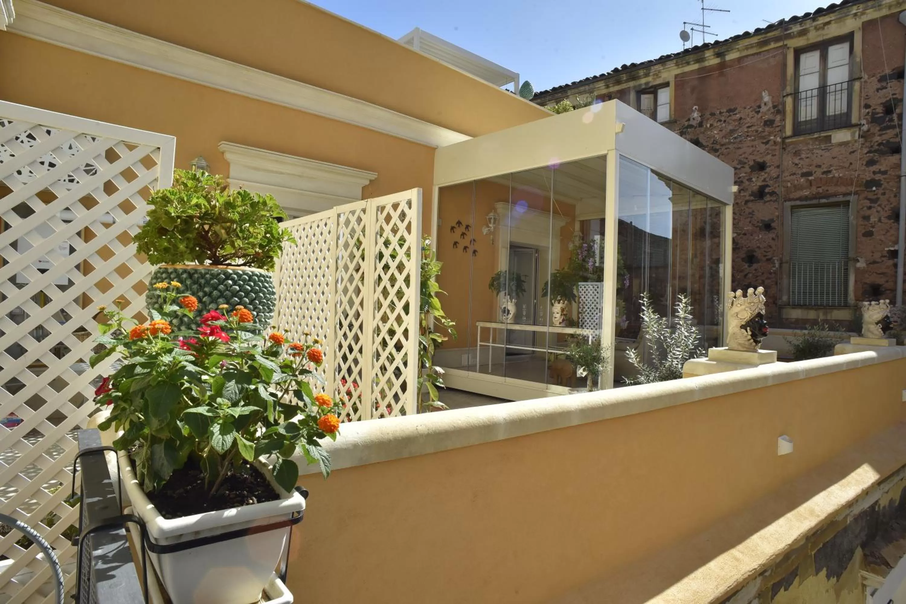 Balcony/Terrace in Home dentro il teatro