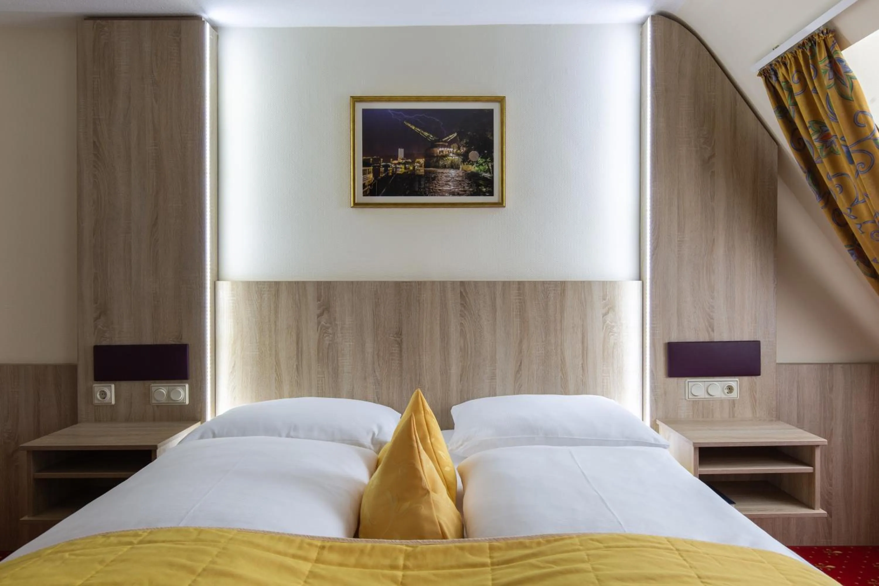 Bed in Hotel Residence