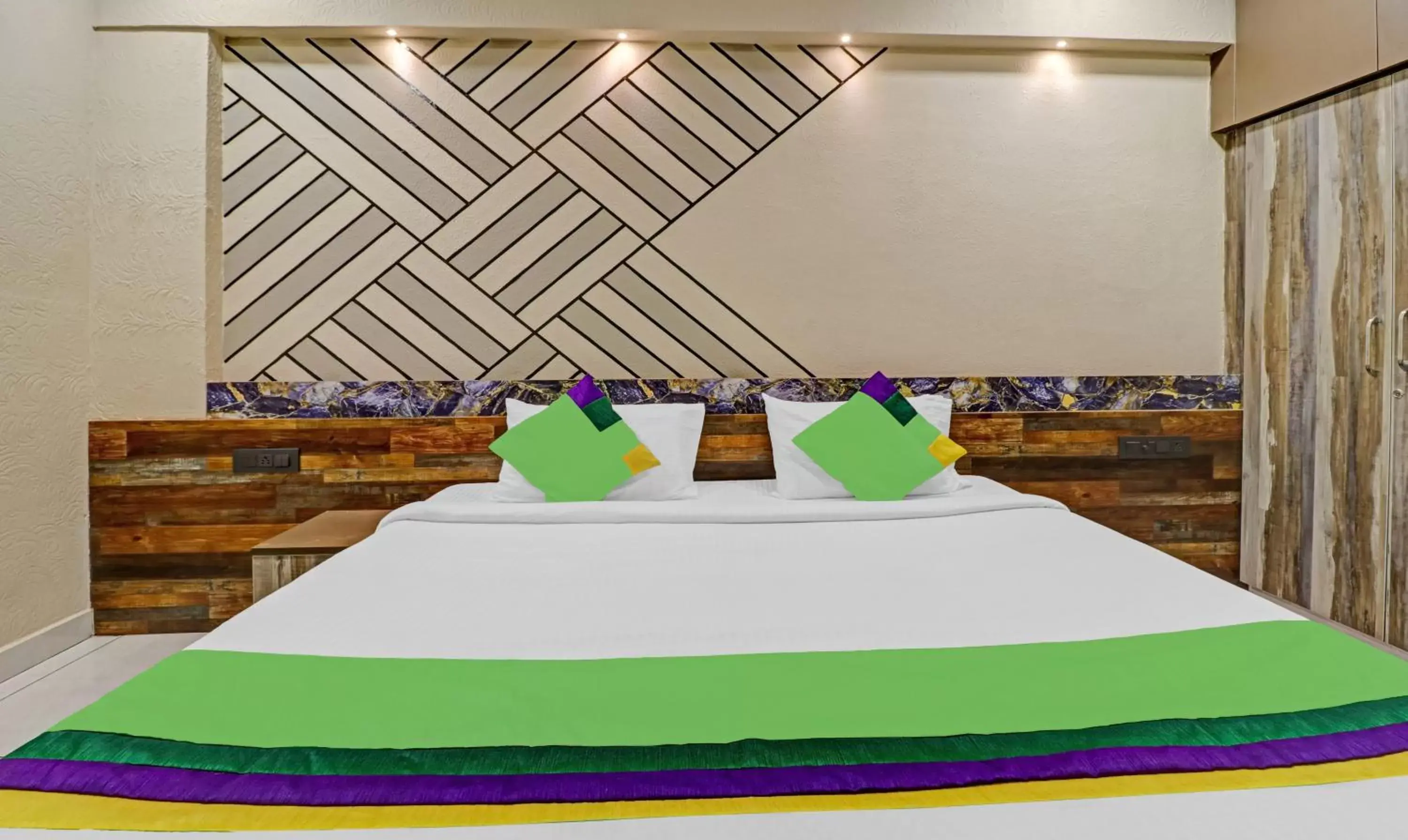 Bedroom, Bed in Treebo Seabreeze Comforts Bedroom, Bed in Treebo Seabreeze Comforts