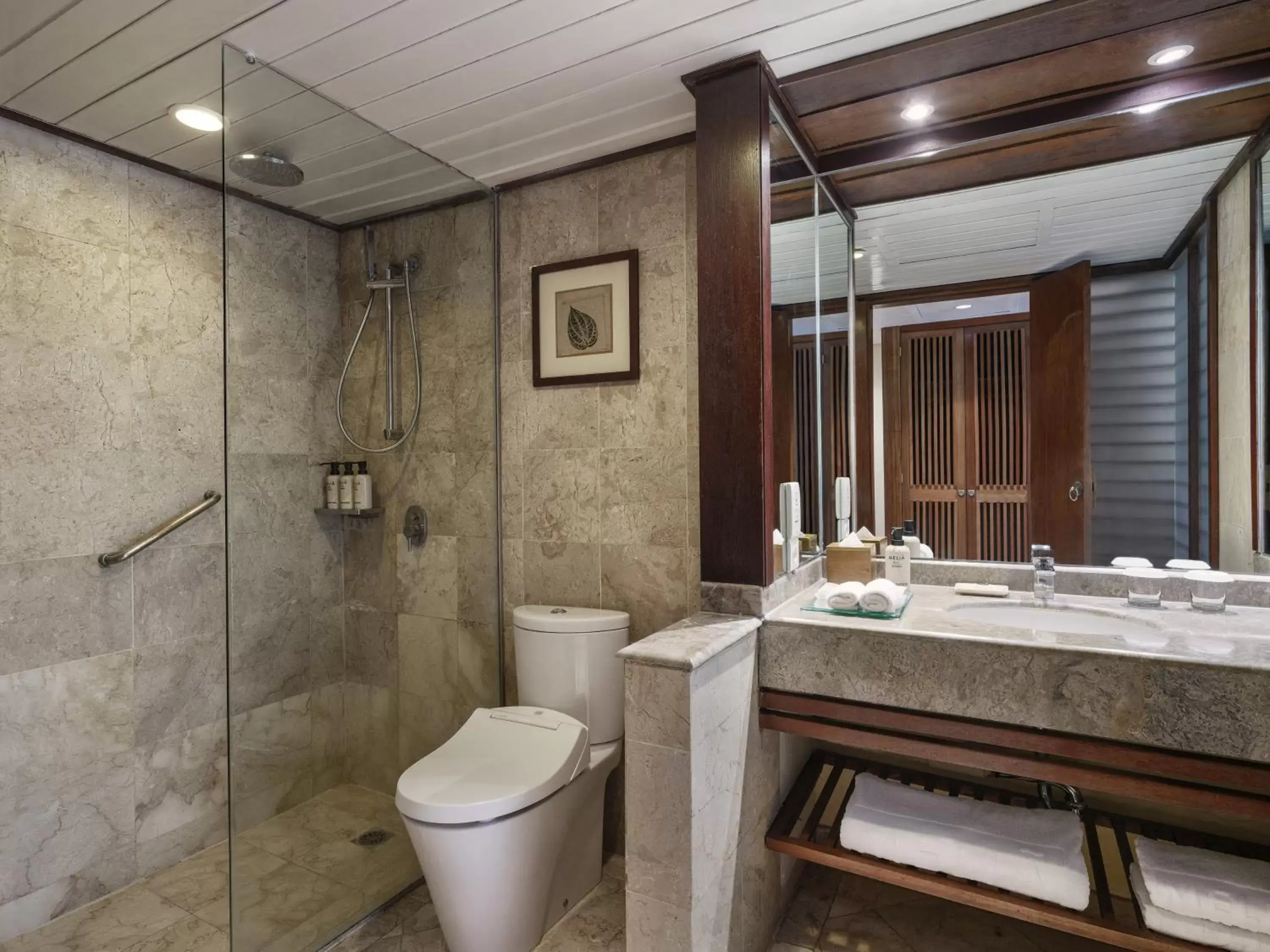 Shower, Bathroom in Melia Bali