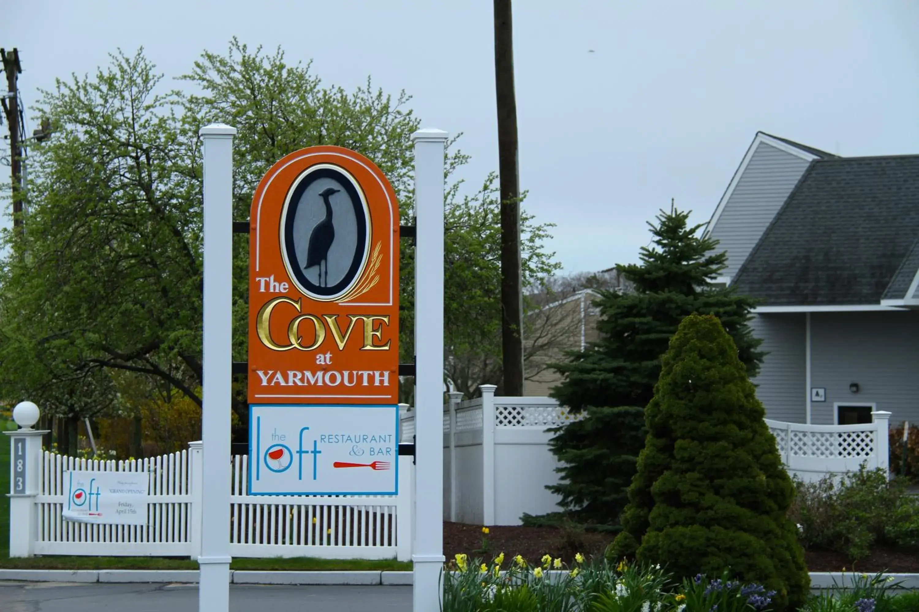 Property building, Property Logo/Sign in The Cove at Yarmouth
