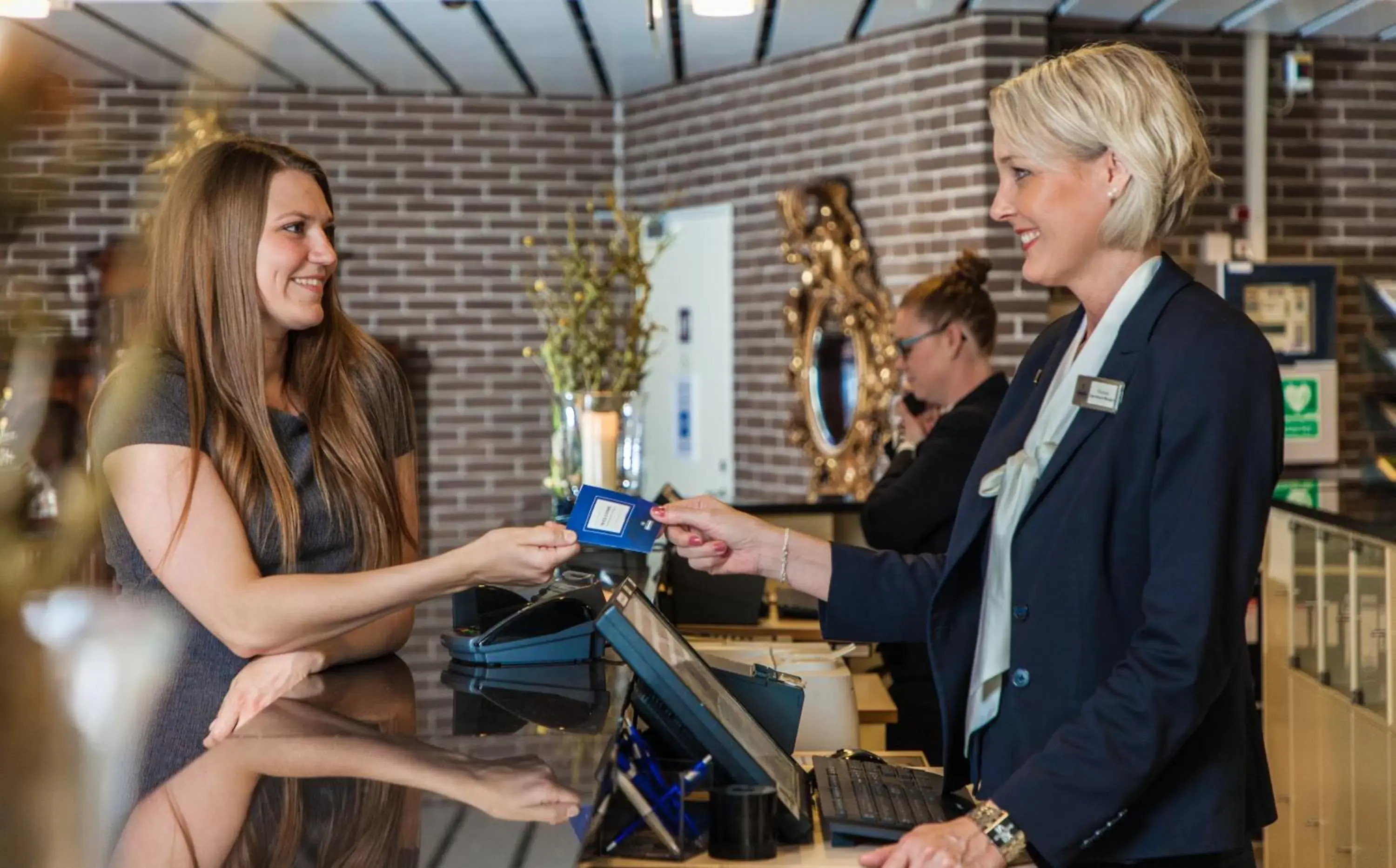 Lobby or reception in Helnan Marselis Hotel