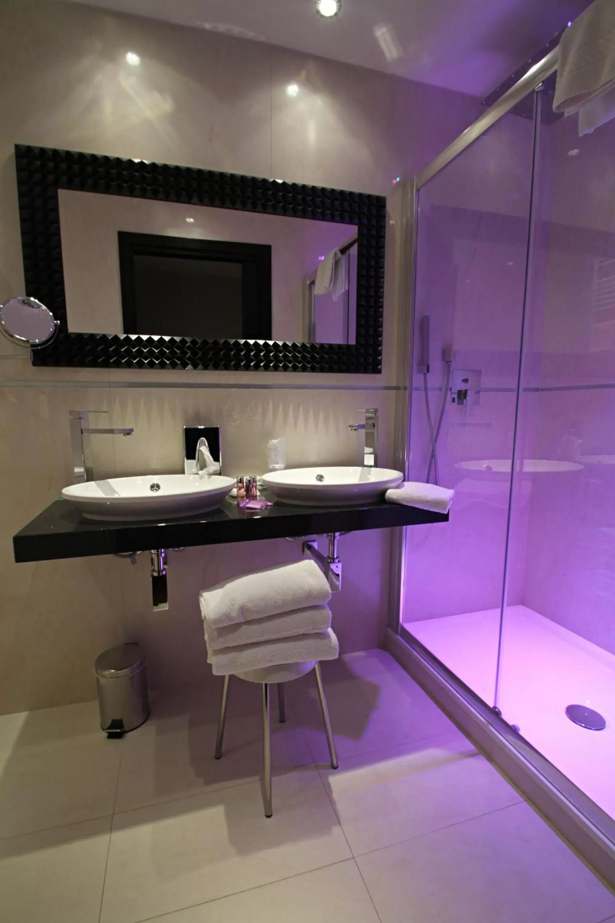 Shower, Bathroom in Hotel Milano & SPA***S