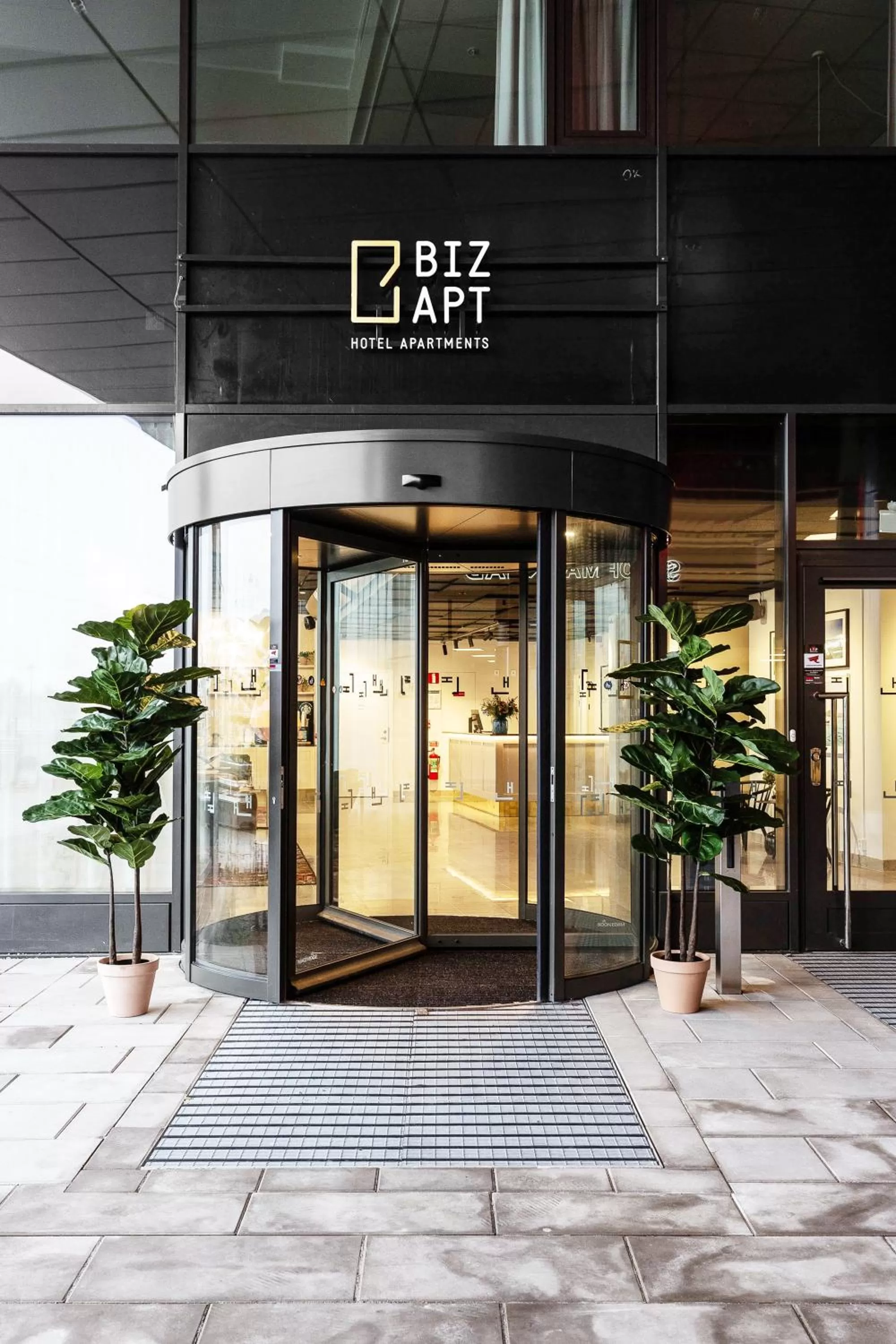 Facade/entrance in Biz Apartment Bromma