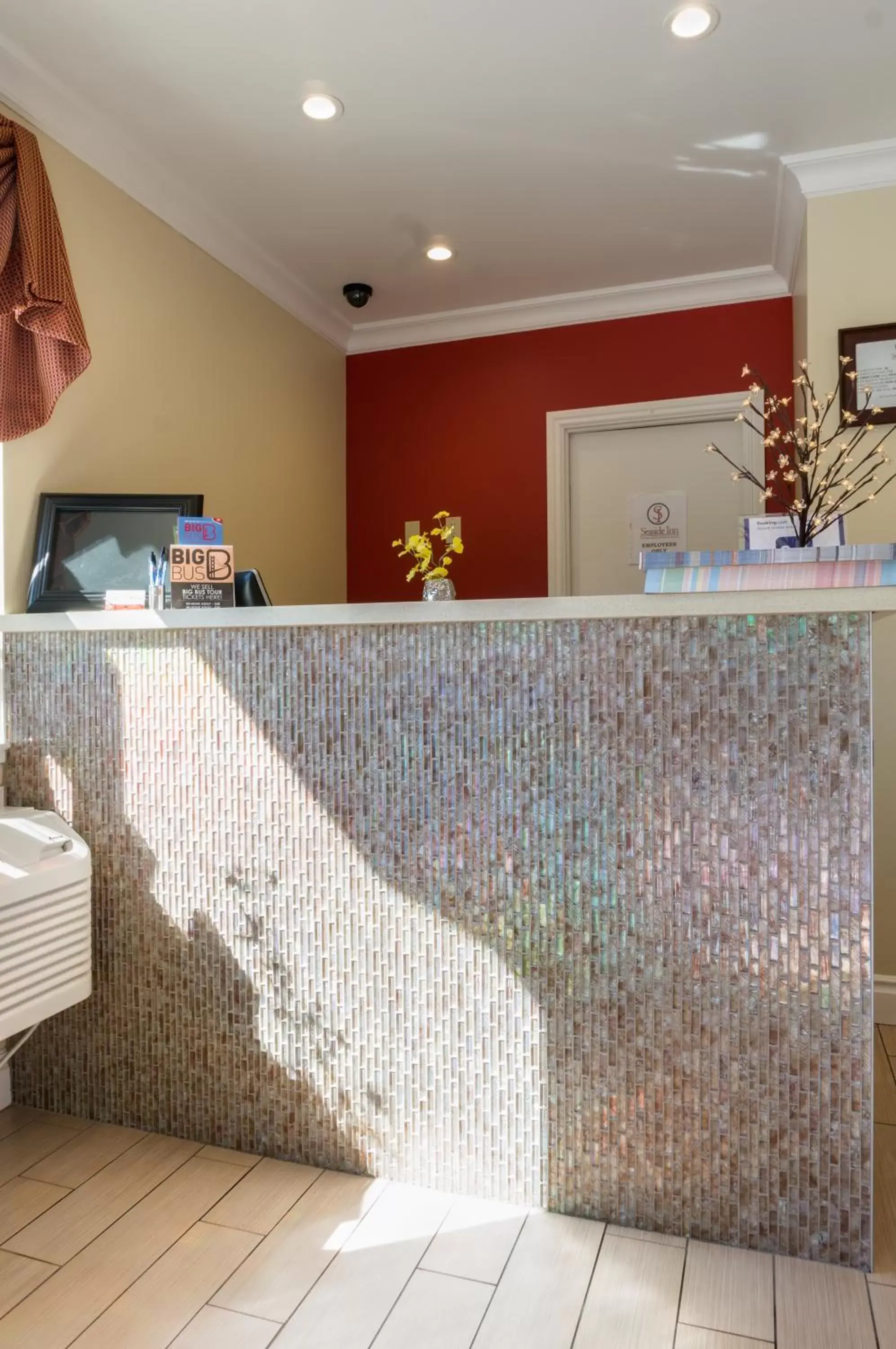 Lobby or reception in Seaside Inn Lobby or reception in Seaside Inn