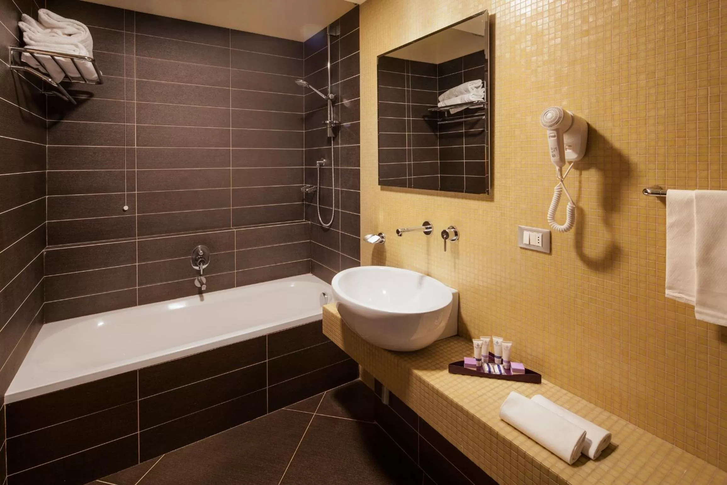 Bathroom in Hotel Da Vinci