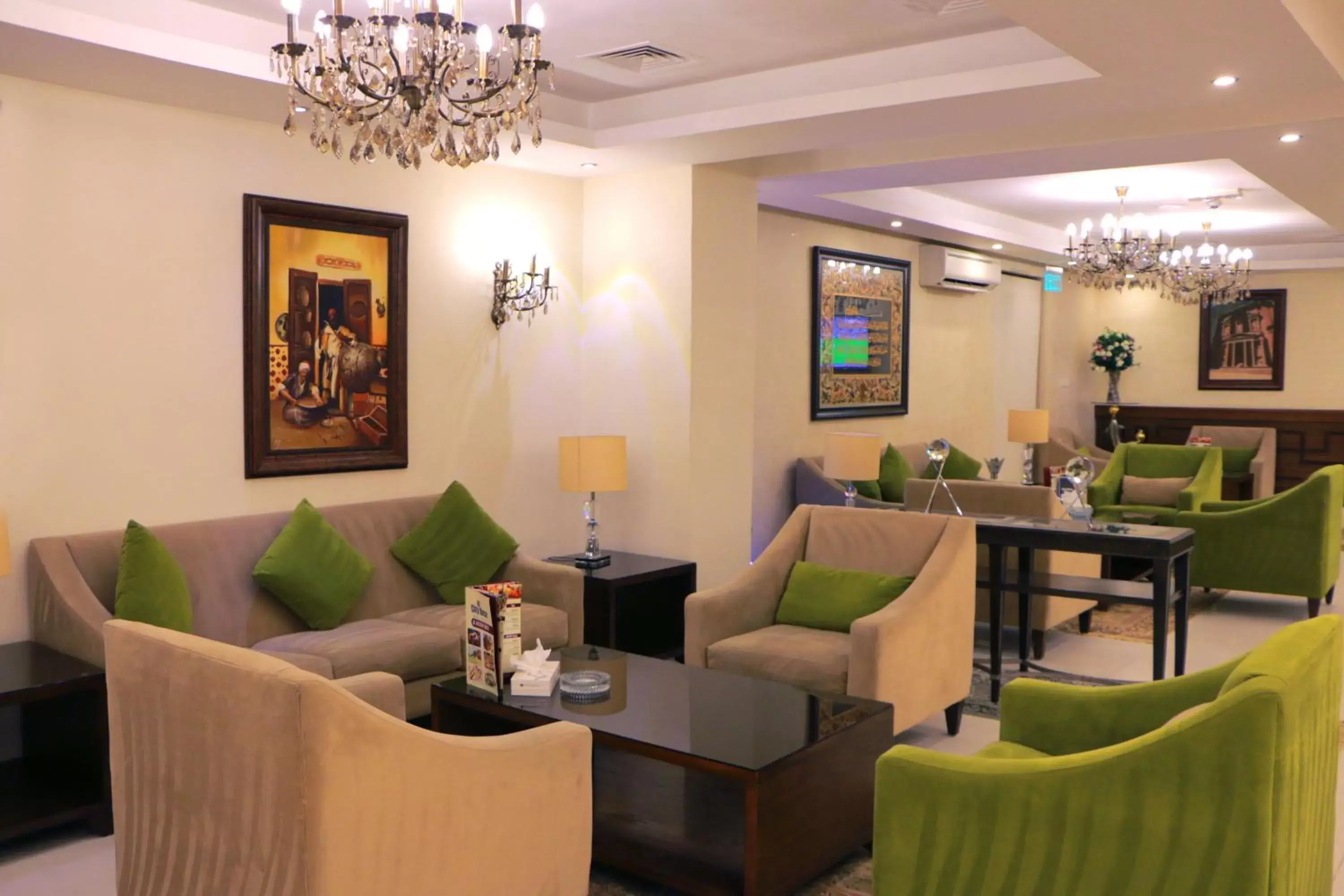 Seating Area in City Rose Hotel Suites