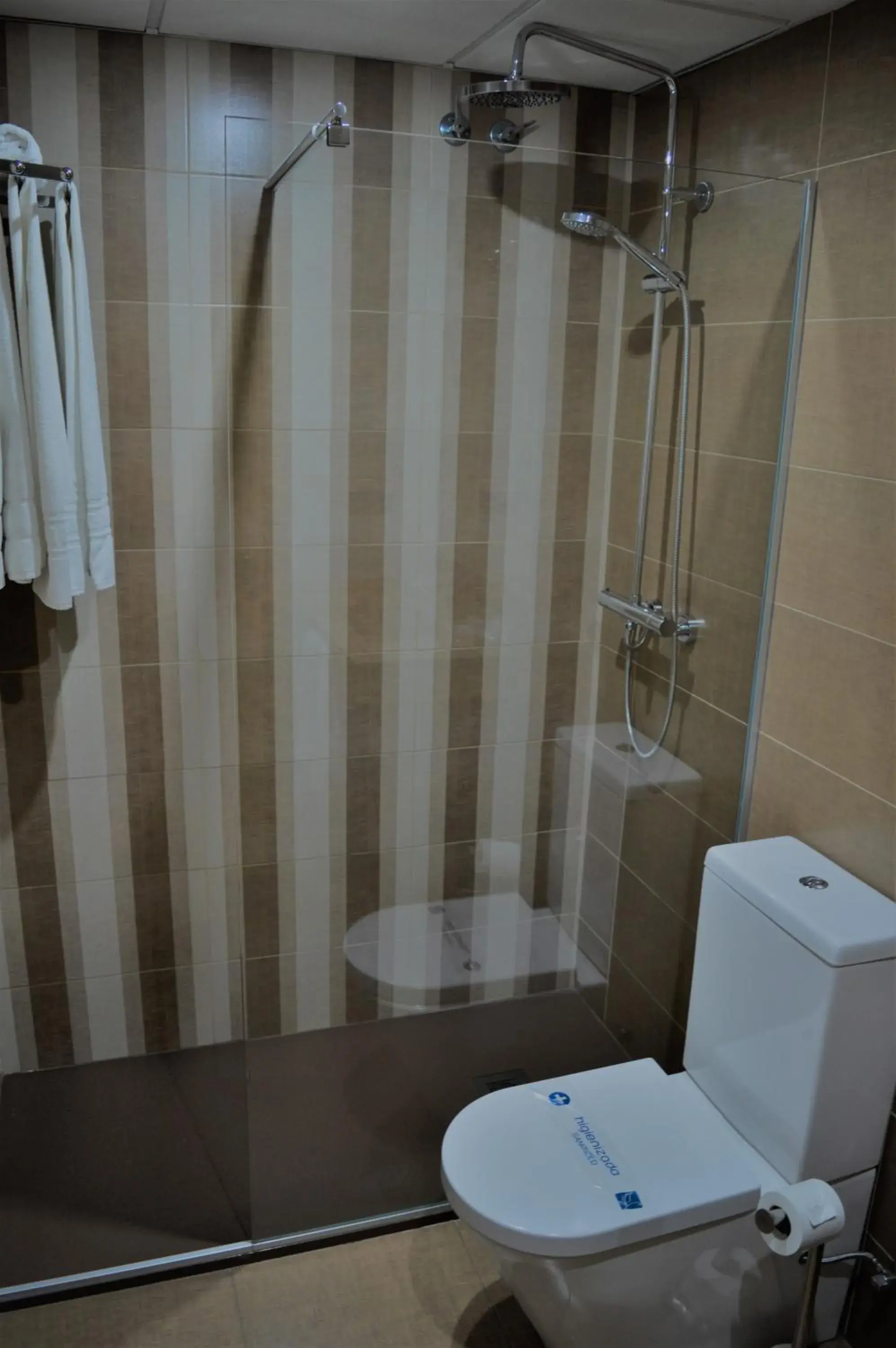 Shower, Bathroom in Hotel Ciudad de Plasencia