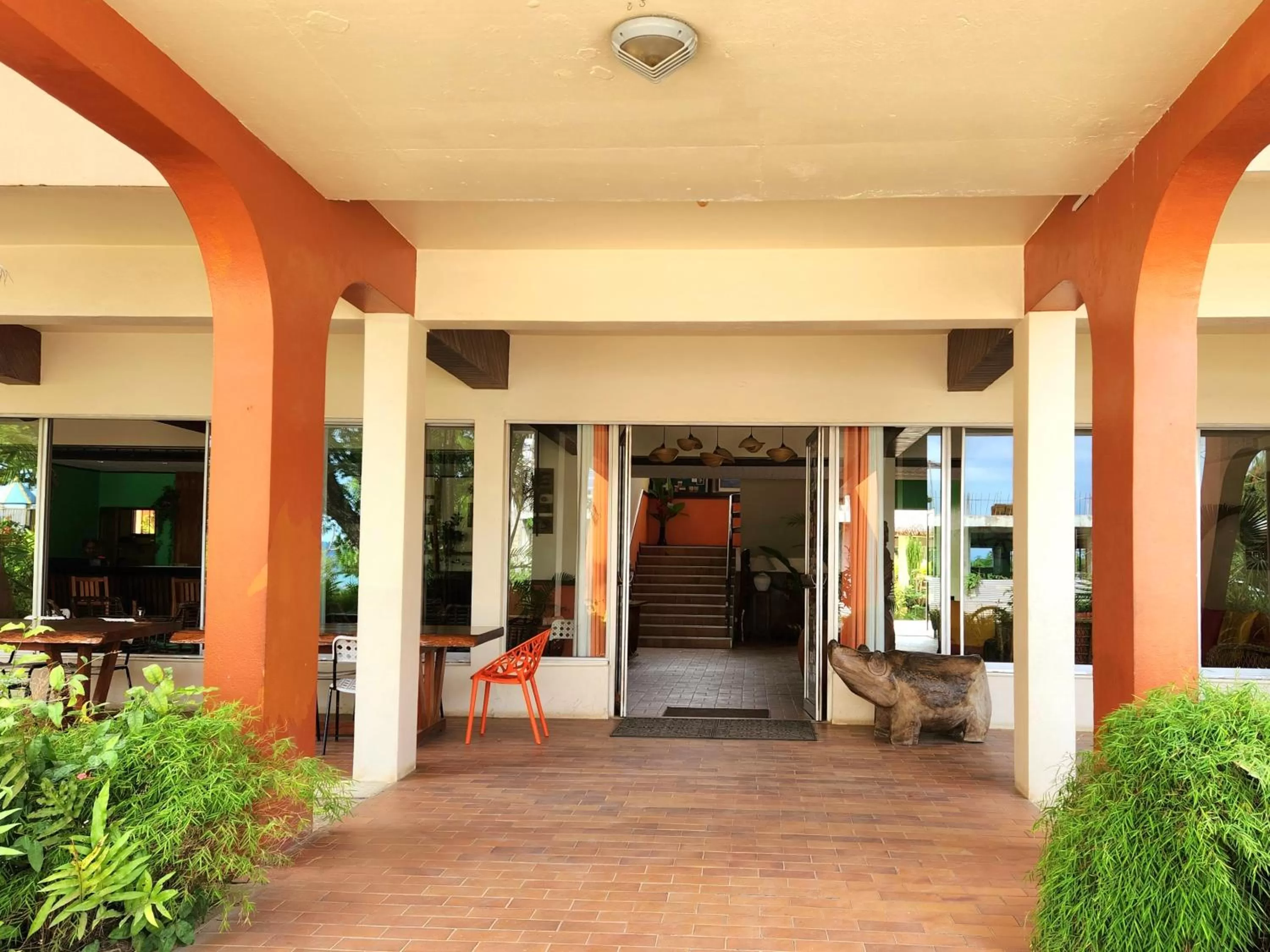 Facade/entrance in Hotel Santo Vanuatu