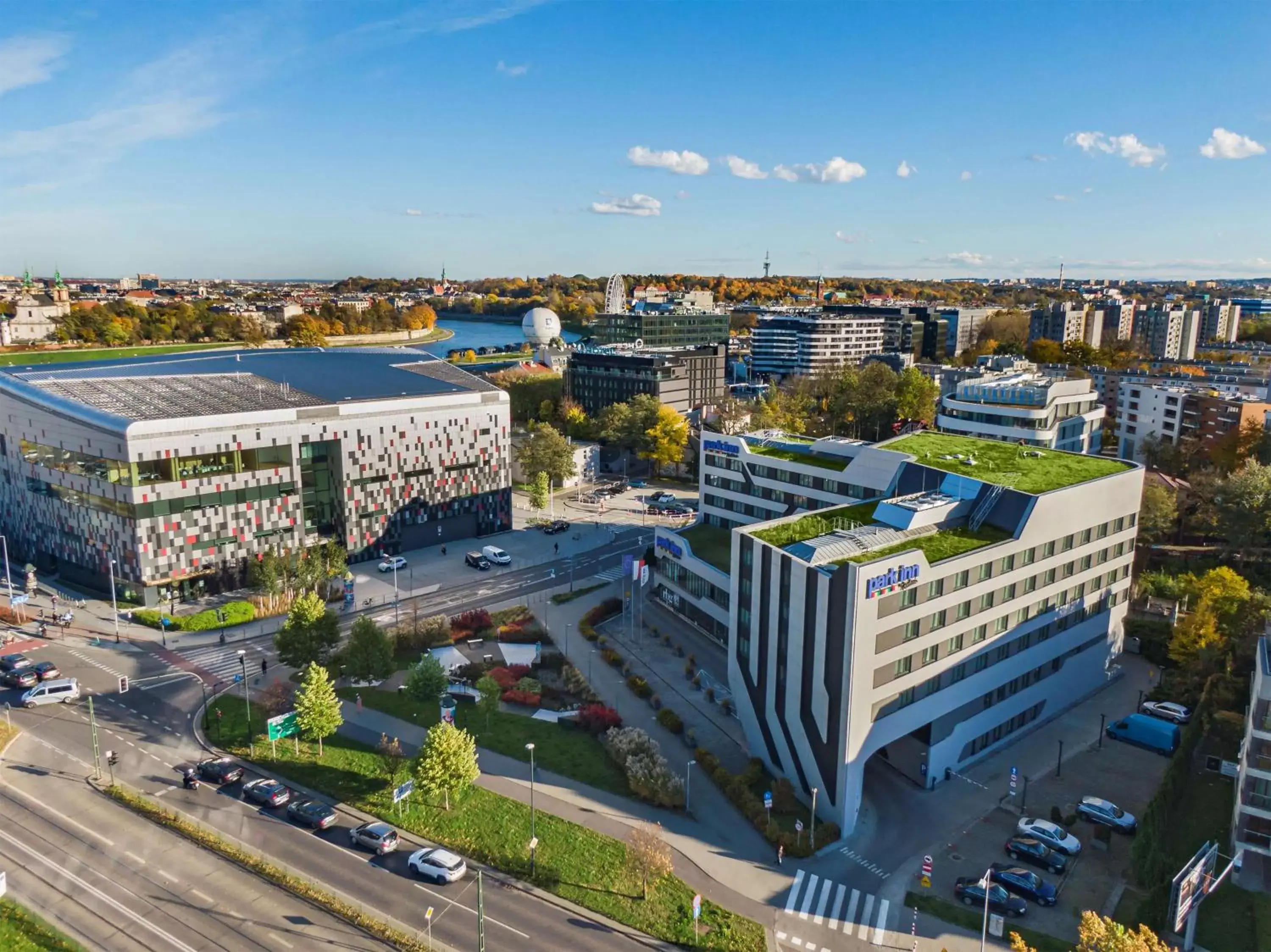 Bird's eye view, Bird's-eye View in Park Inn by Radisson Krakow