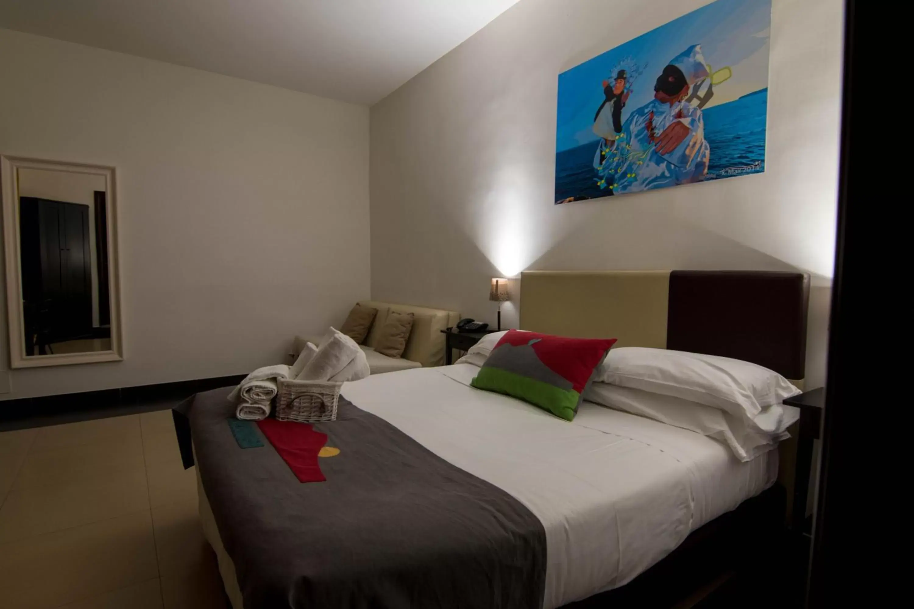 Bedroom, Bed in Hotel Plebiscito Aparthotel