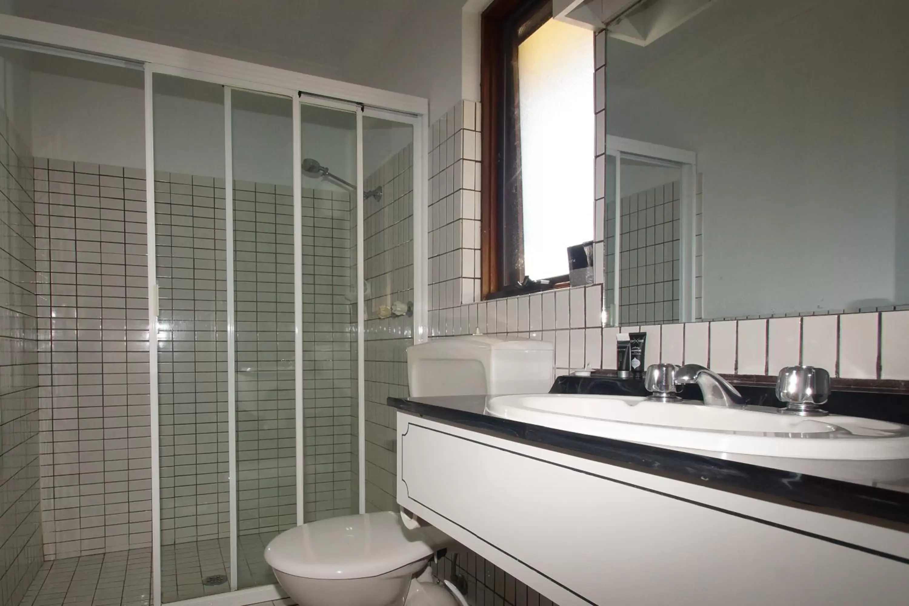 Bathroom in Seaton Arms Motor Inn