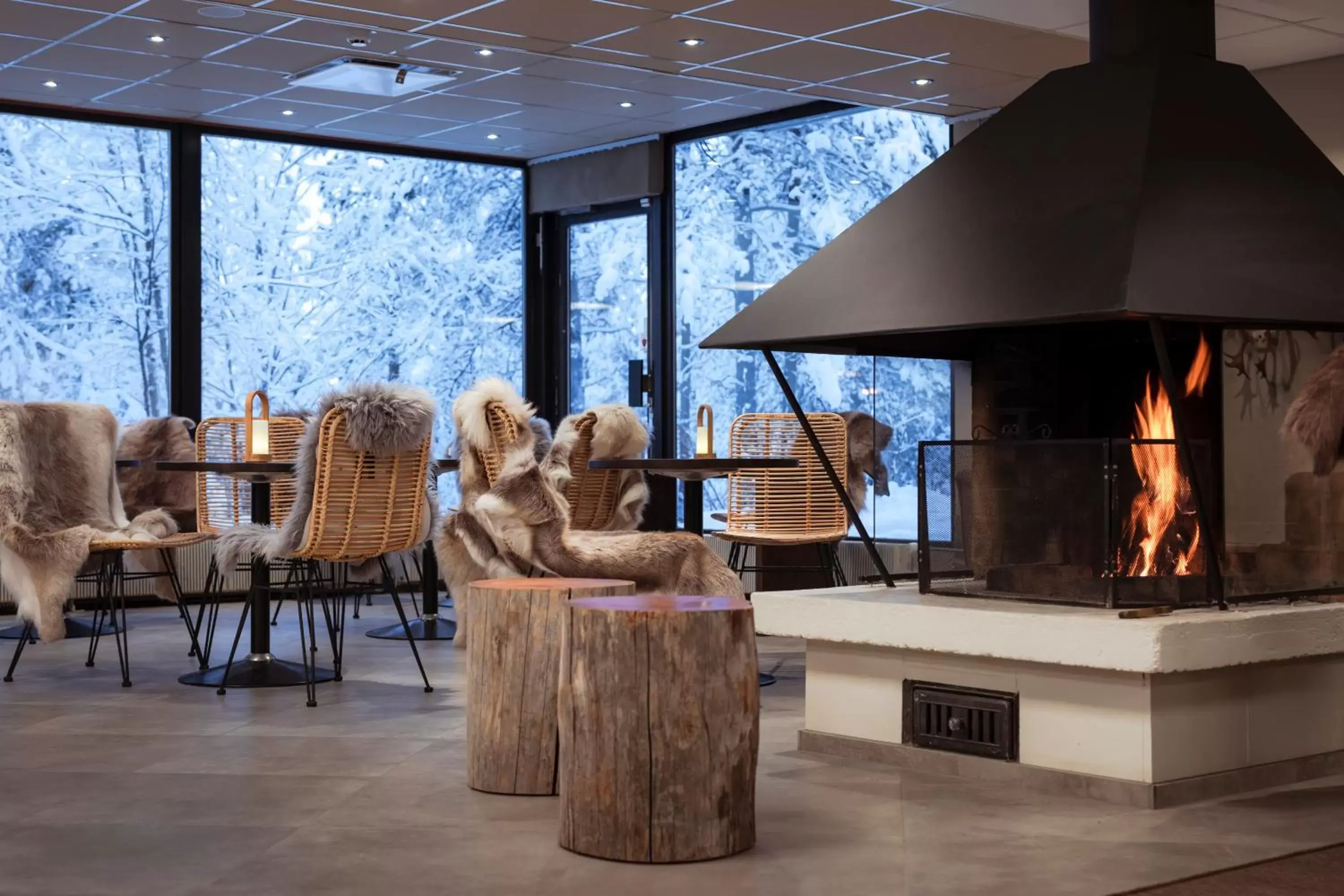 Lobby or reception in Lapland Hotels Sky Ounasvaara