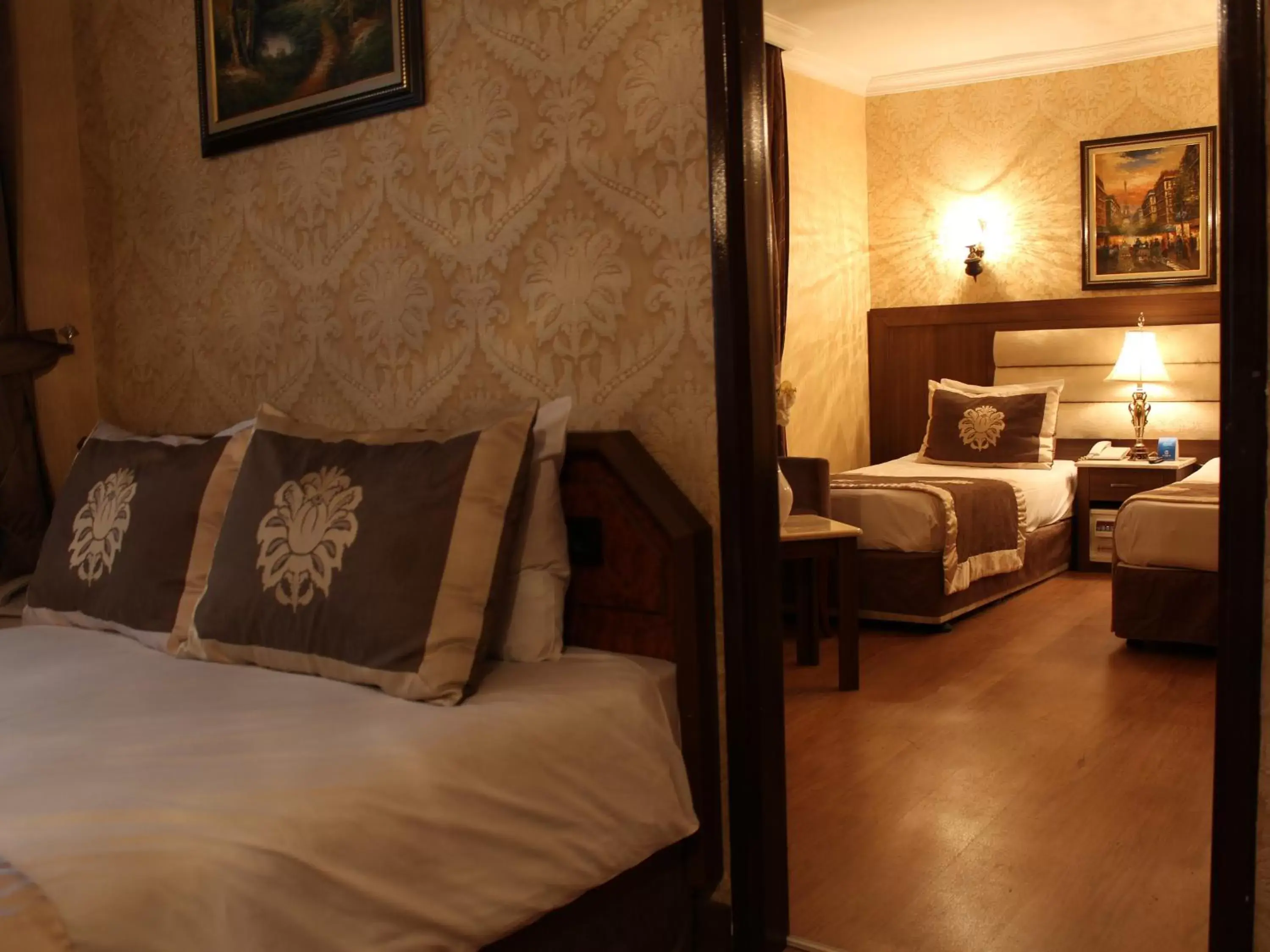 Bed in Grand Hilarium Hotel