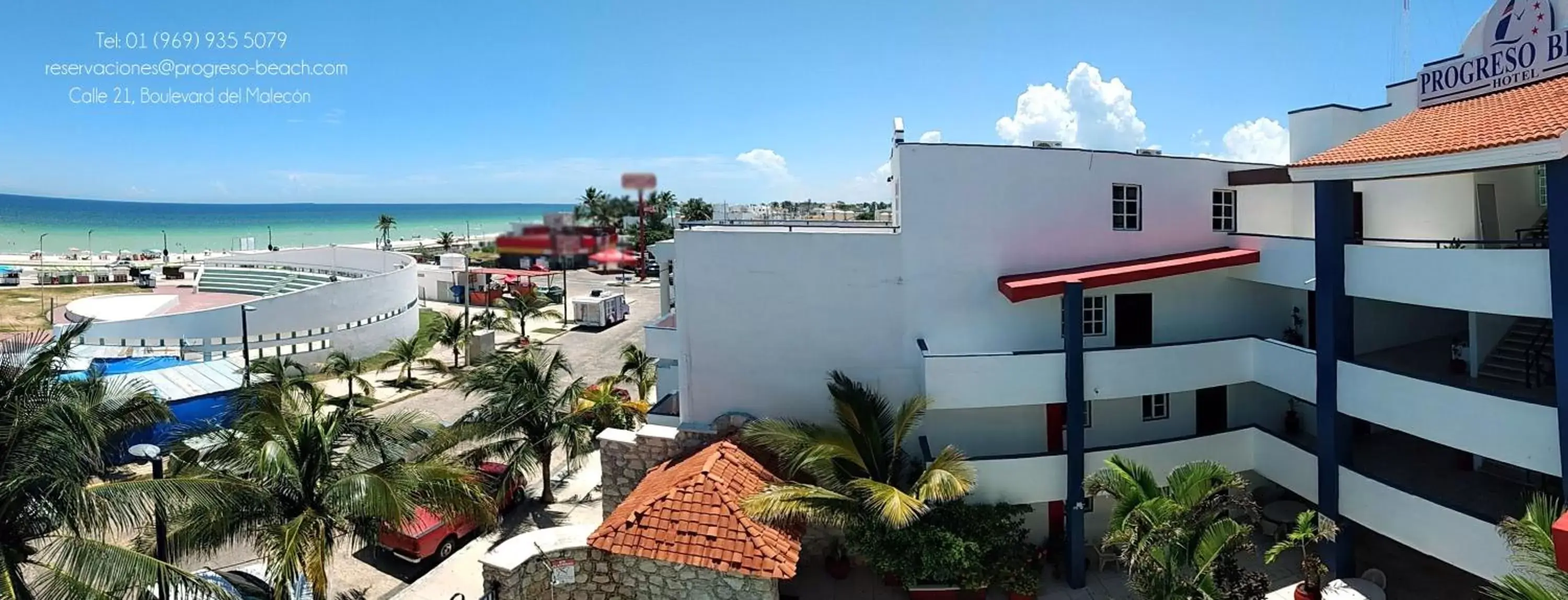 Property building in Progreso Beach Hotel