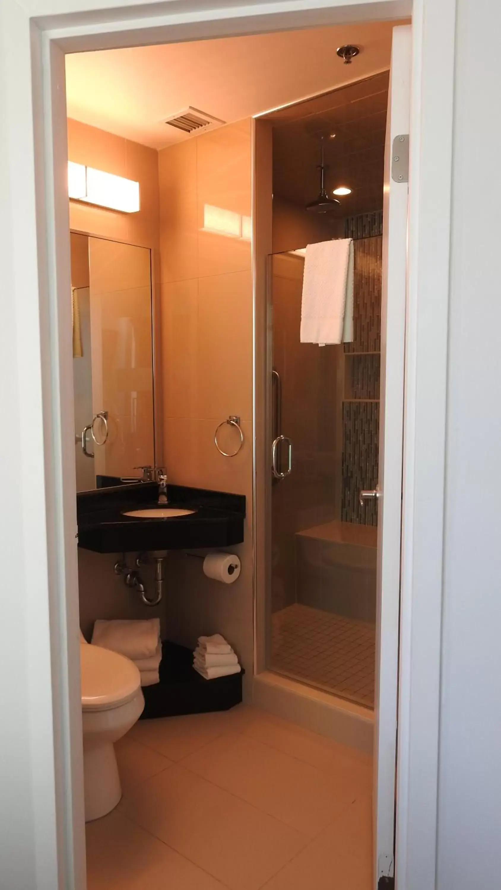 Shower, Bathroom in Tower Hotel at Fallsview