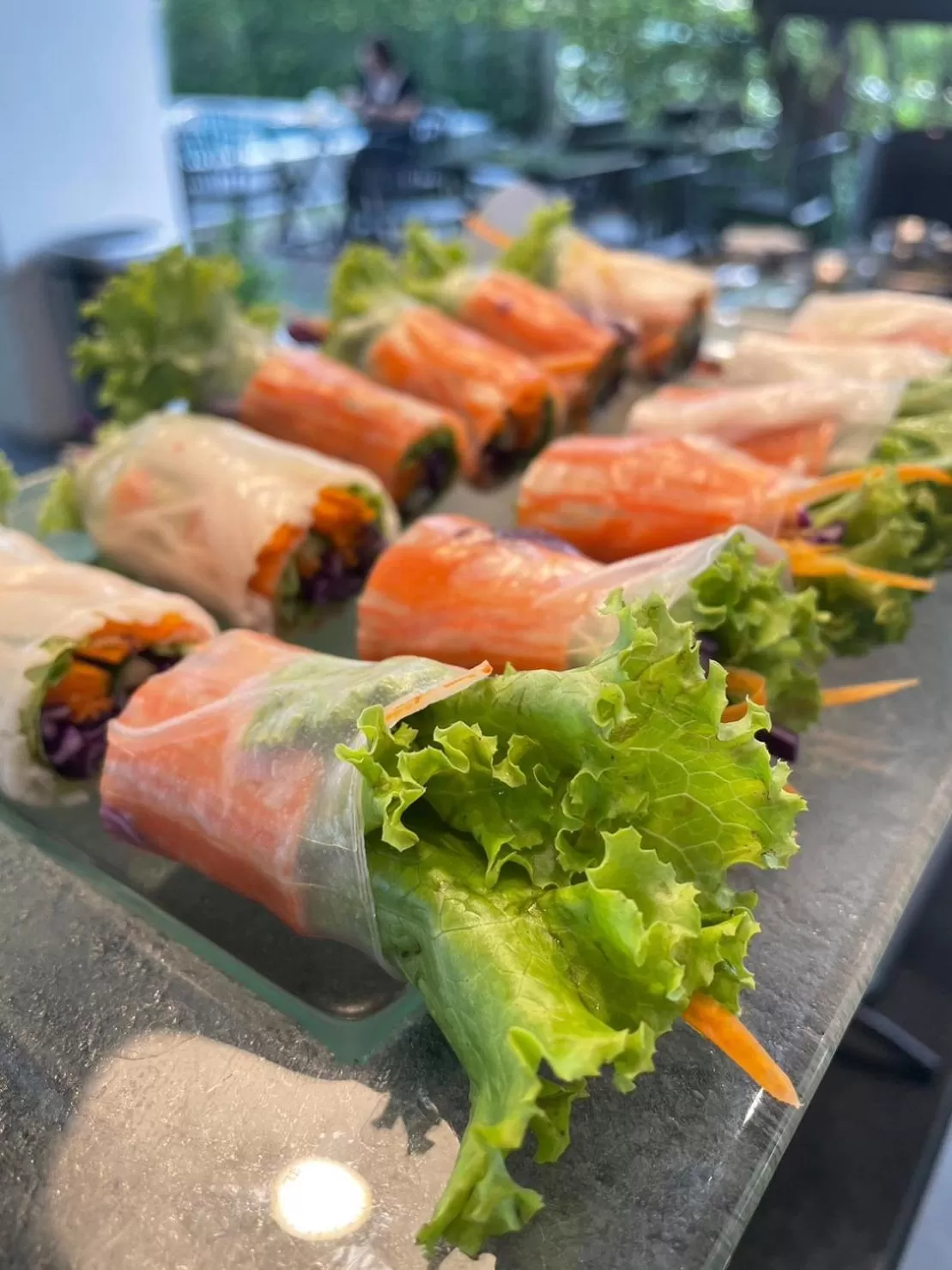 Buffet breakfast in DUM Hotel - Si Phum