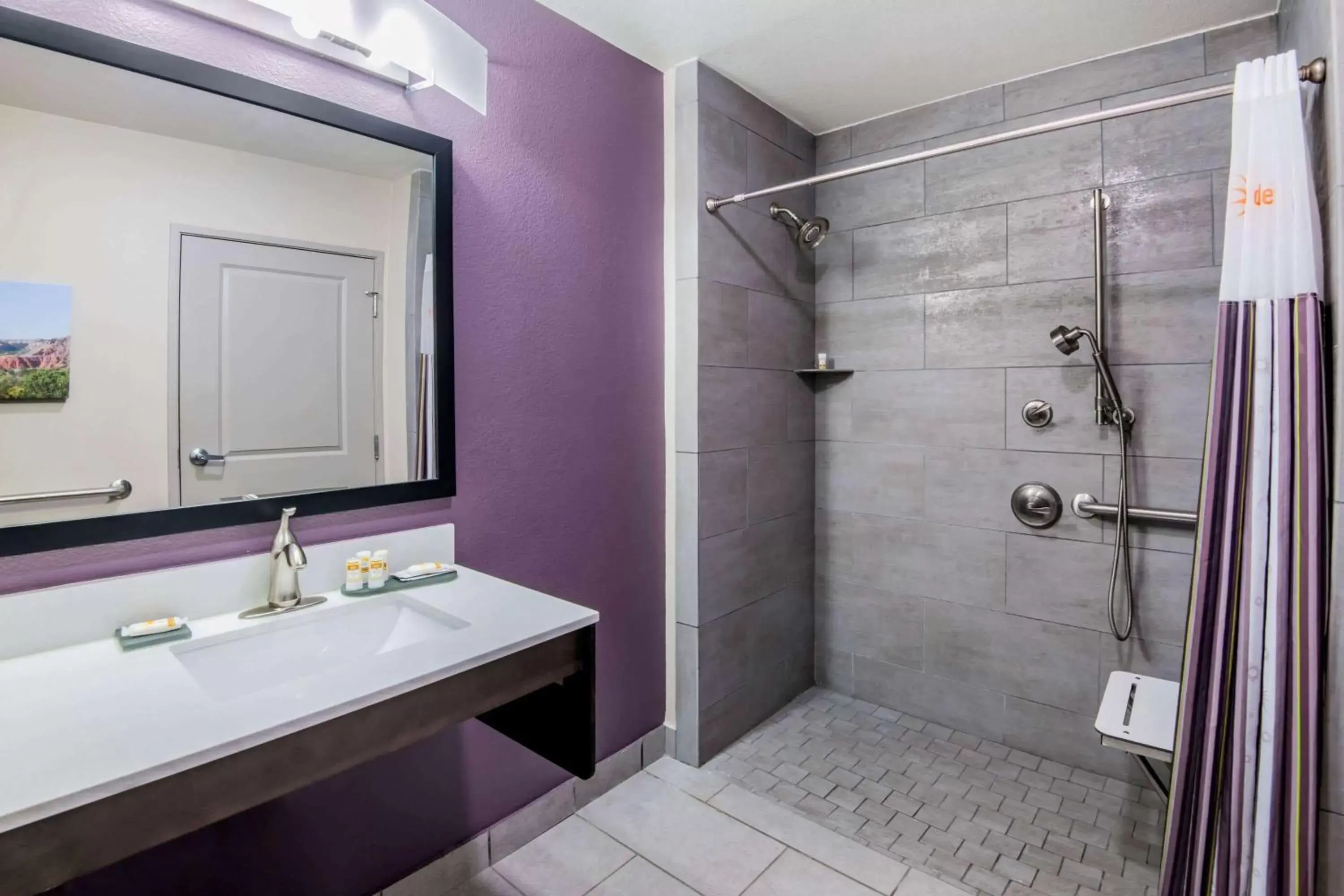 Shower, Bathroom in La Quinta Inn & Suites by Wyndham Pampa