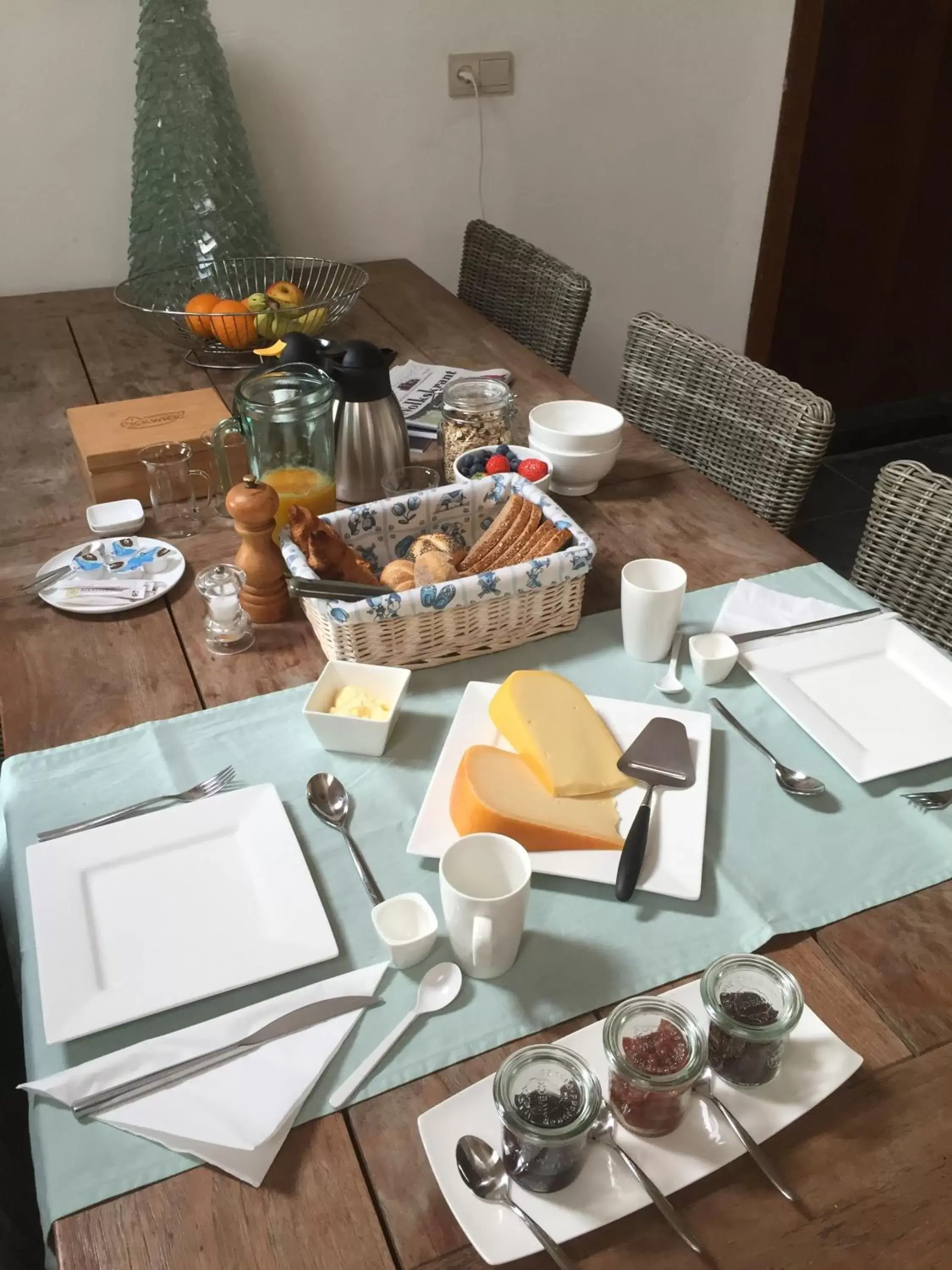 Continental breakfast in B&B van Beijden