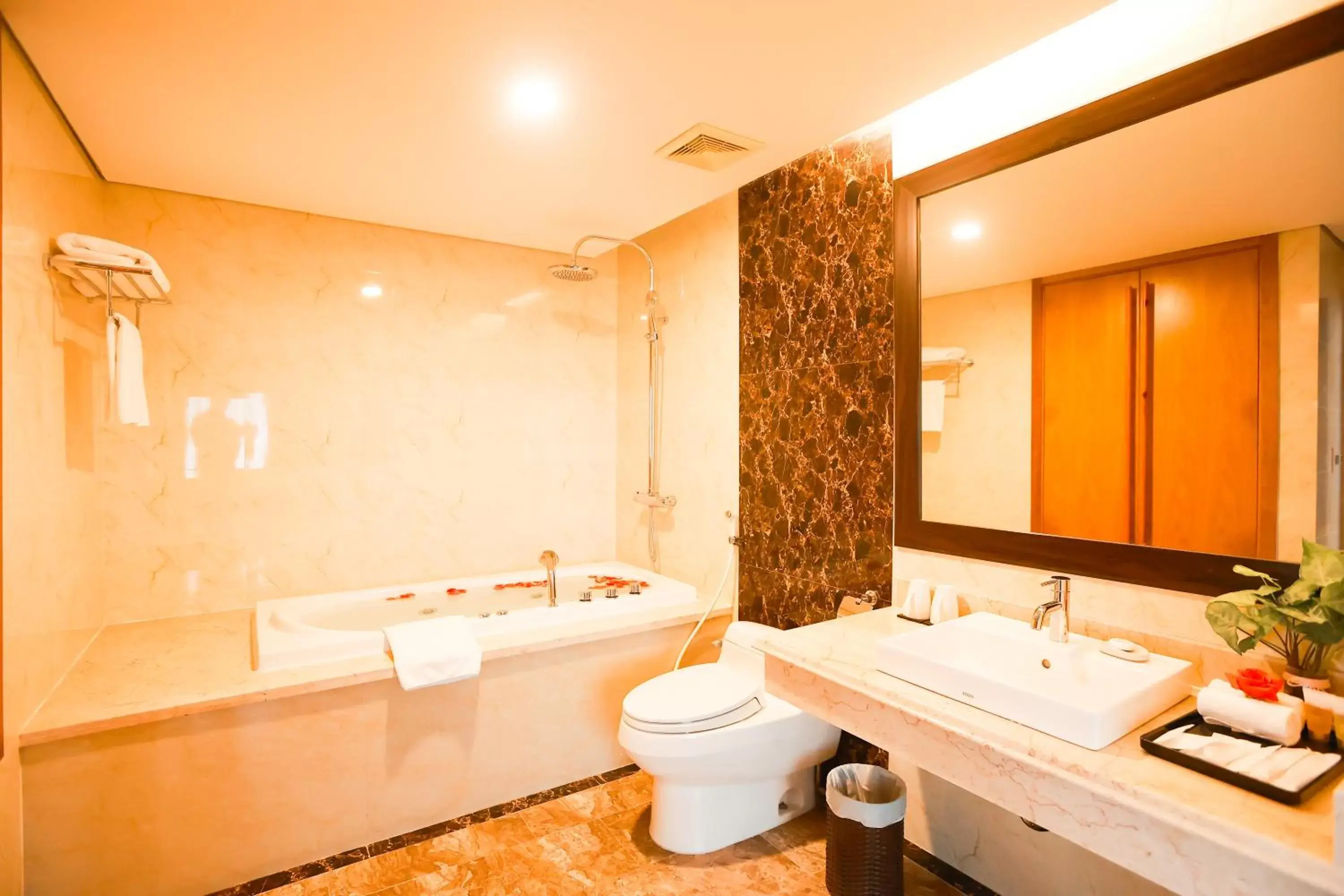 Toilet, Bathroom in Muong Thanh Luxury Nhat Le Hotel