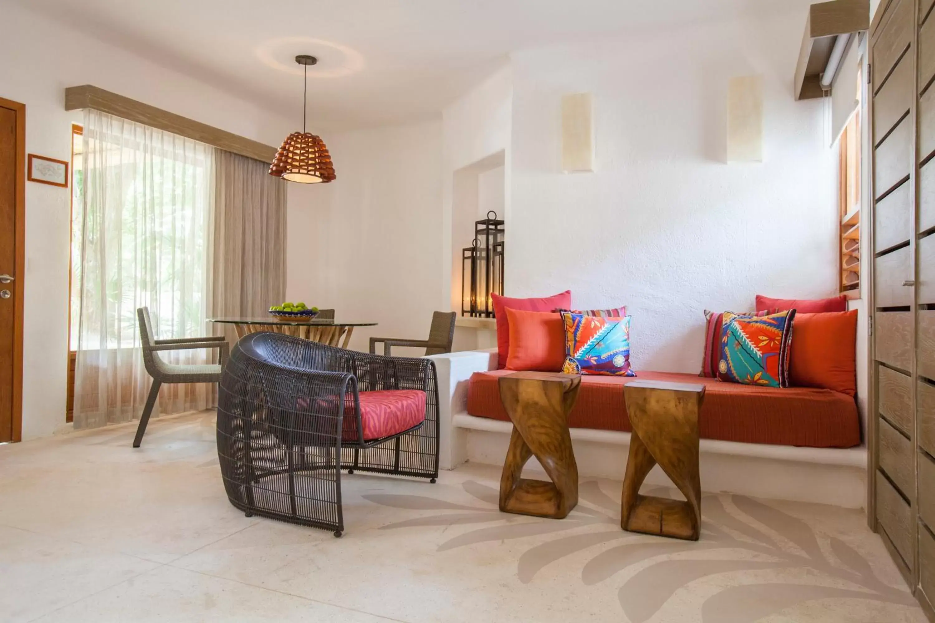 Dining area, Seating Area in Mahekal Beach Front Resort & Spa