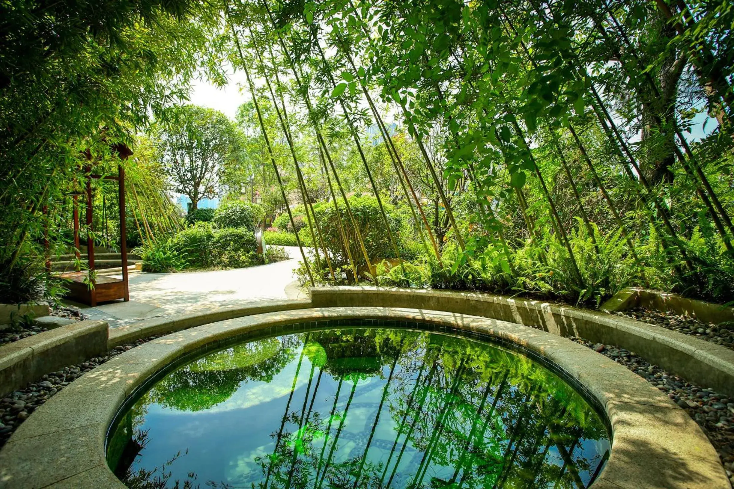 Aqua park, Swimming Pool in Holiday Inn Express Chengdu Wenjiang Hotspring, an IHG Hotel