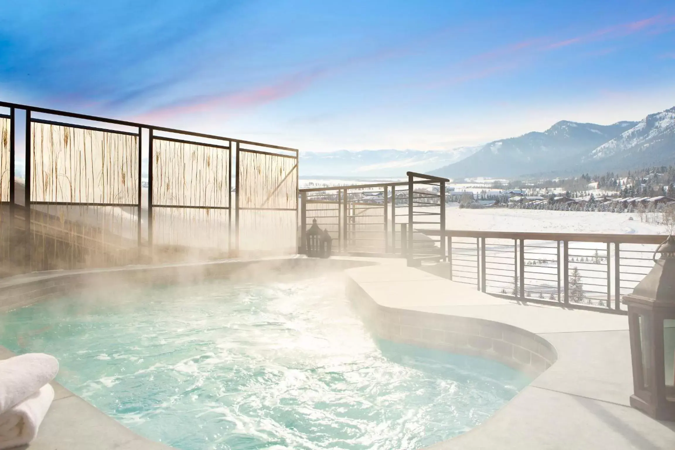 Hot Tub, Swimming Pool in Hotel Terra Jackson Hole, a Noble House Resort