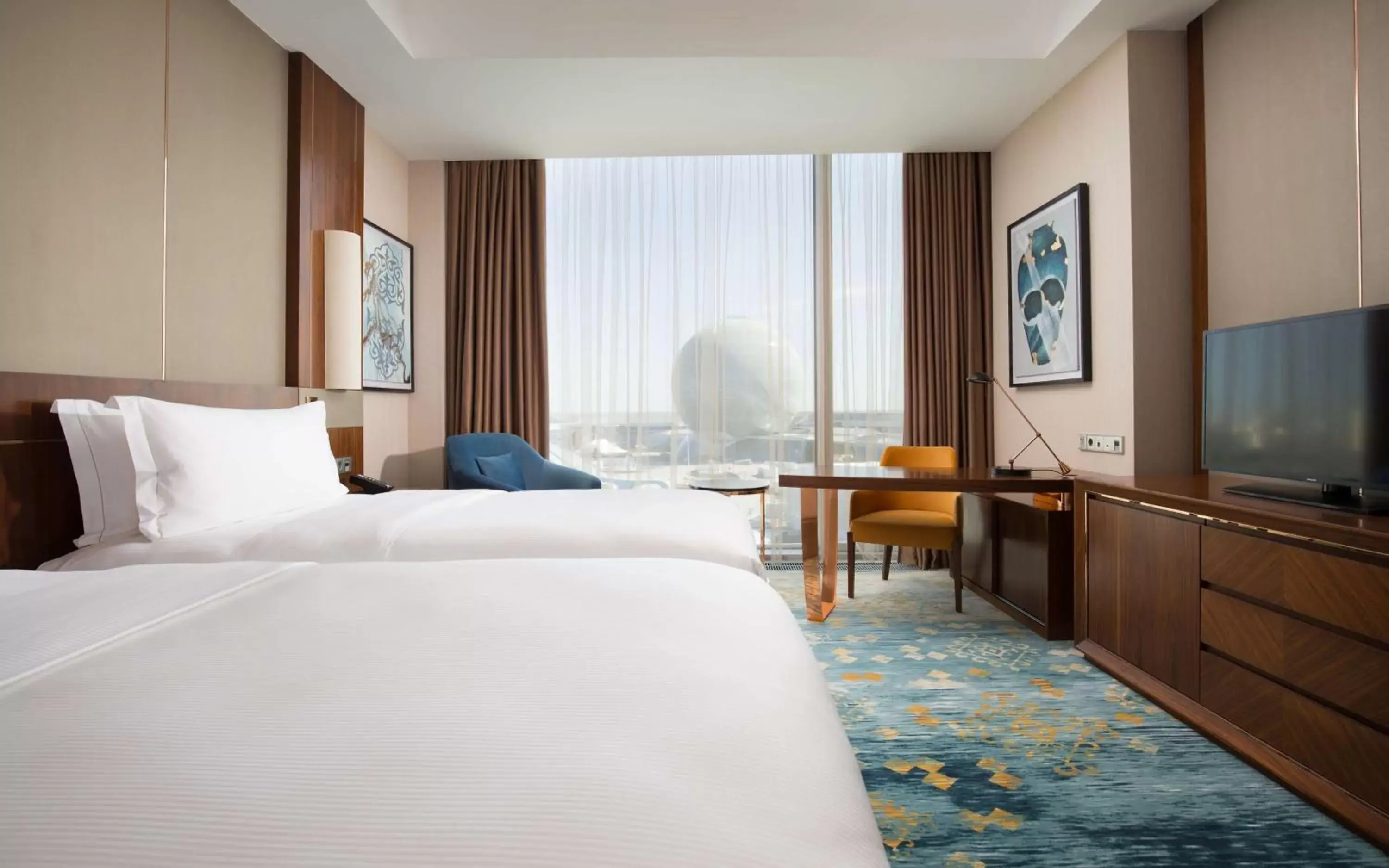 Bedroom, Bed in Hilton Astana