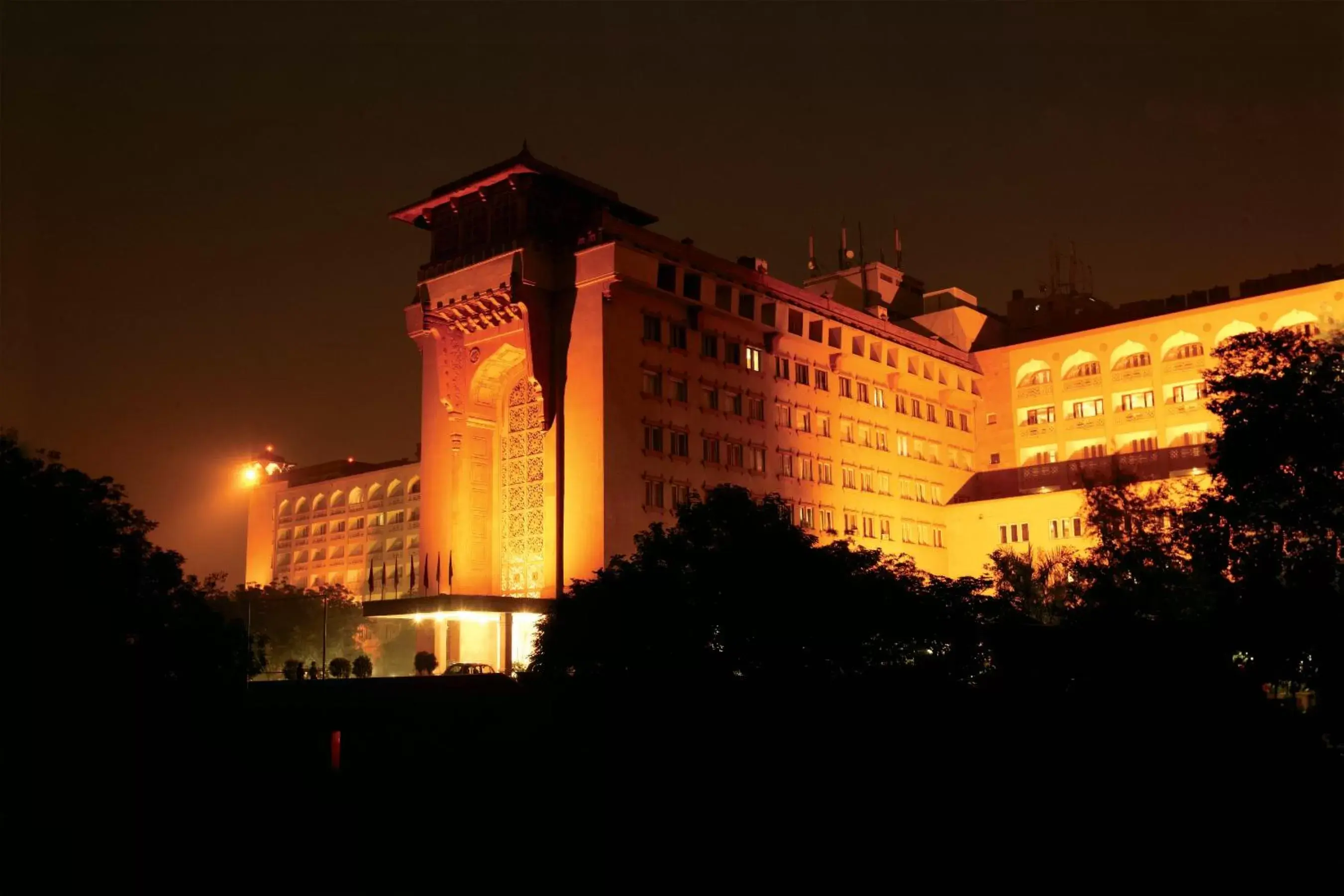 Facade/entrance, Property Building in The Ashok, New Delhi