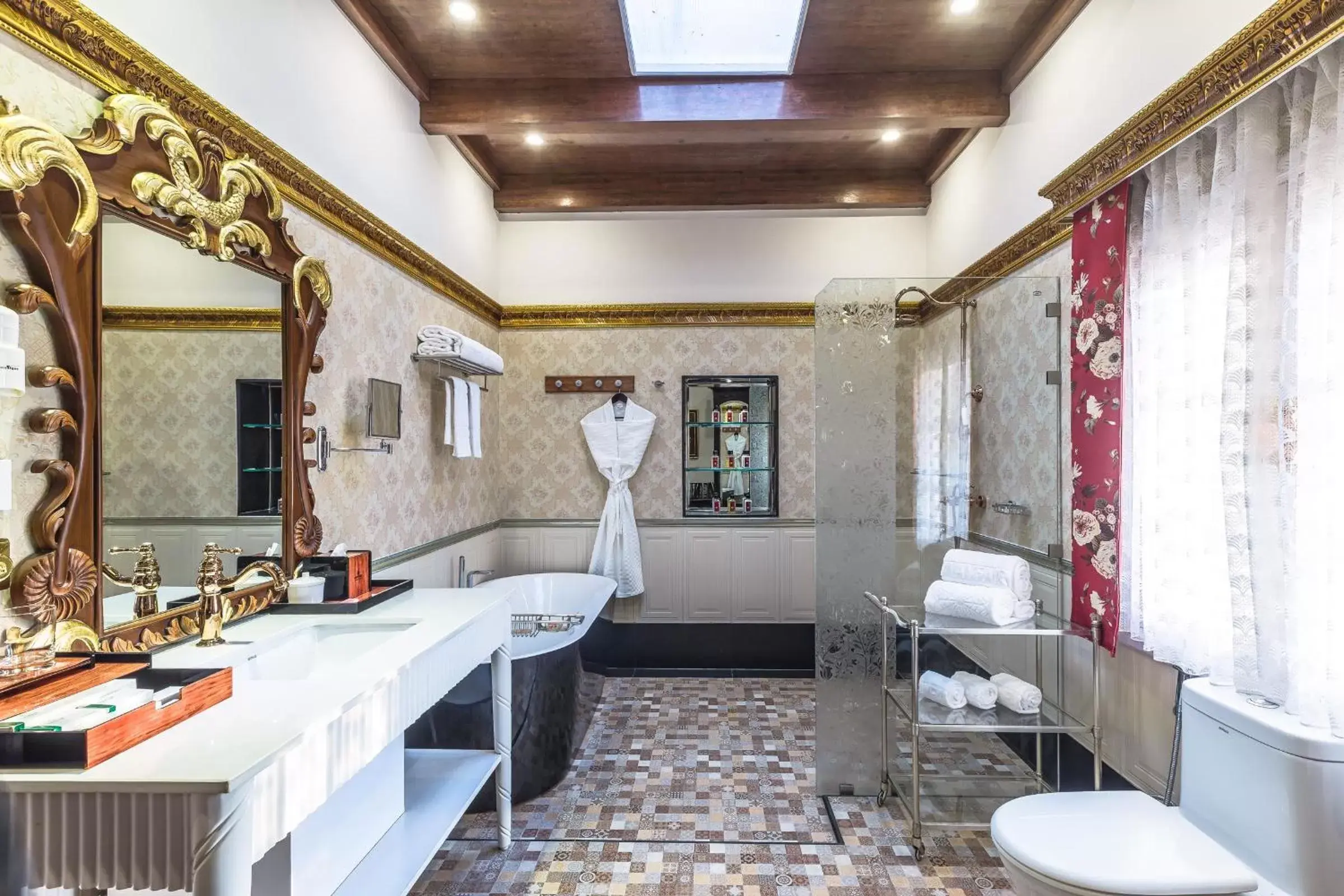 Bathroom in MAYFAIR Himalayan Spa Resort