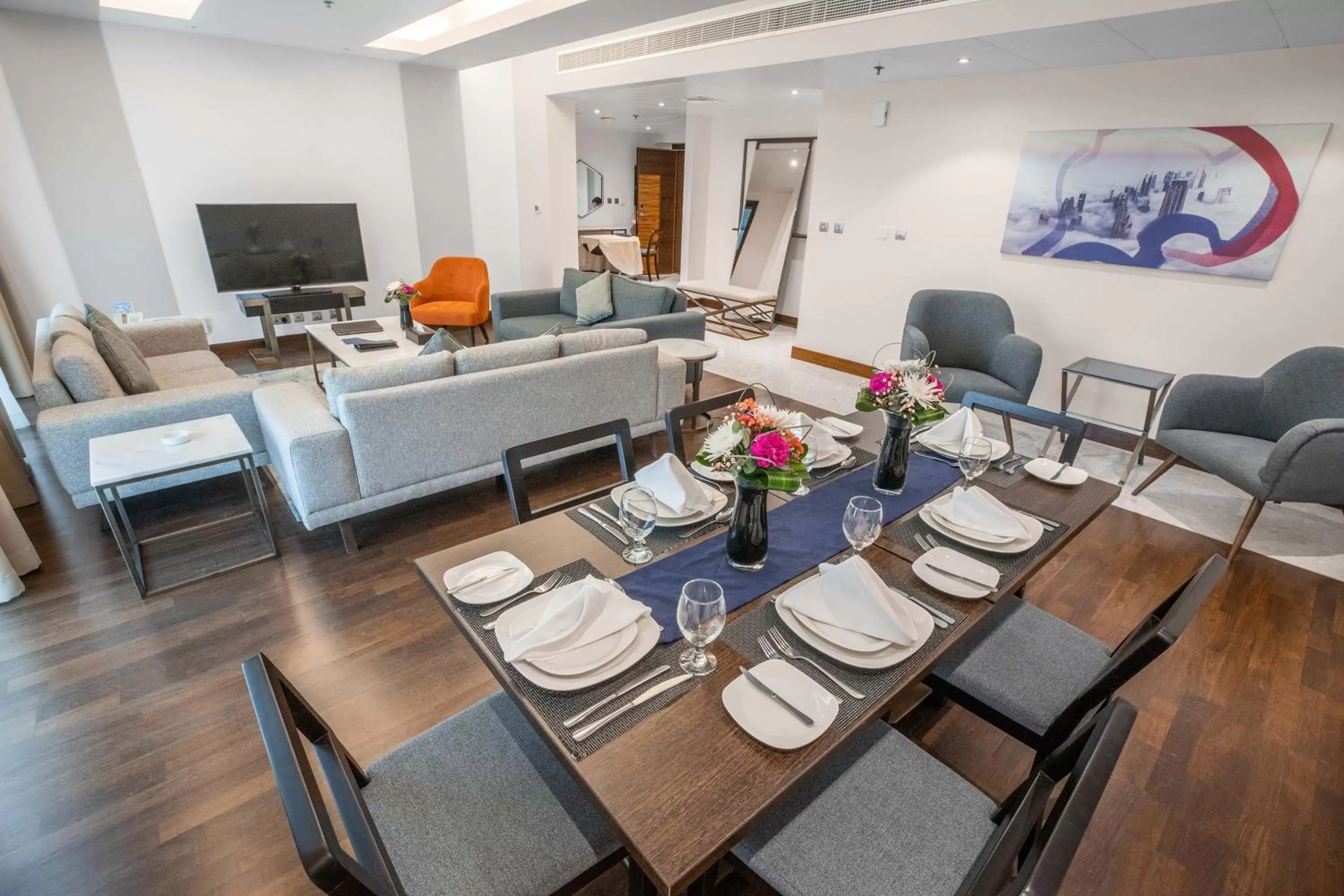 Living room in City Premiere Hotel Apartments - Dubai