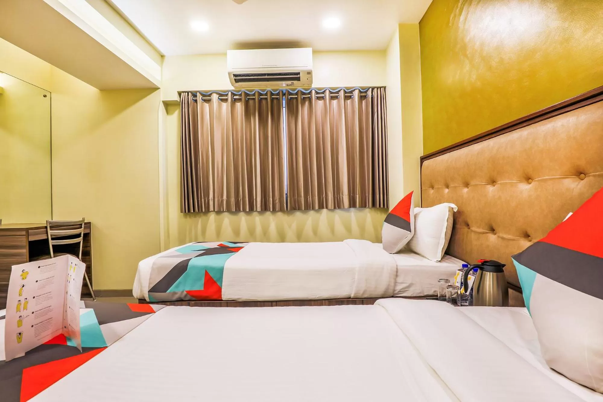 Bedroom, Bed in FabHotel Landmark Residency - Nr MIDC Turbhe