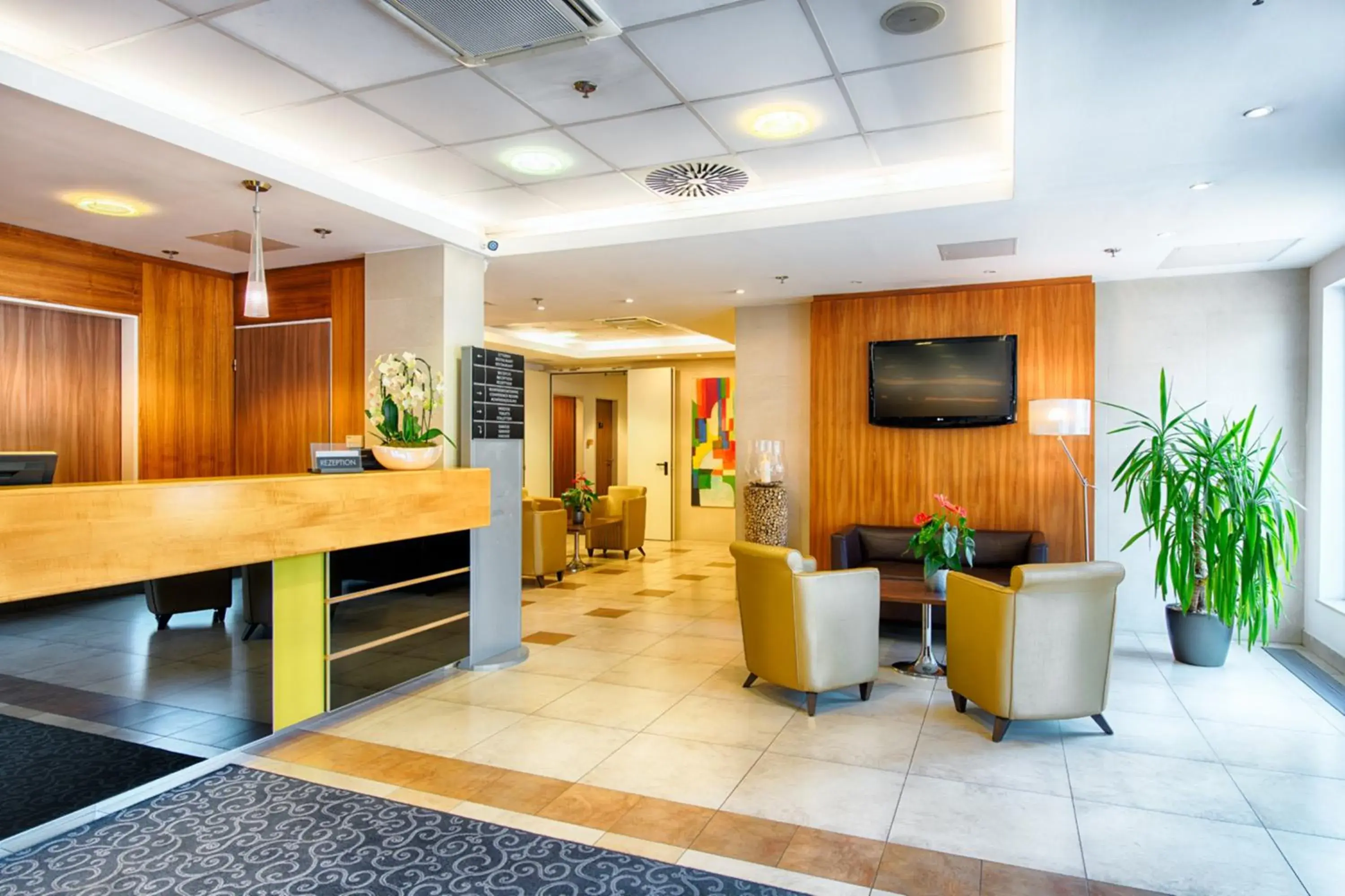 Lobby or reception, Lobby/Reception in Achat Premium Hotel Budapest